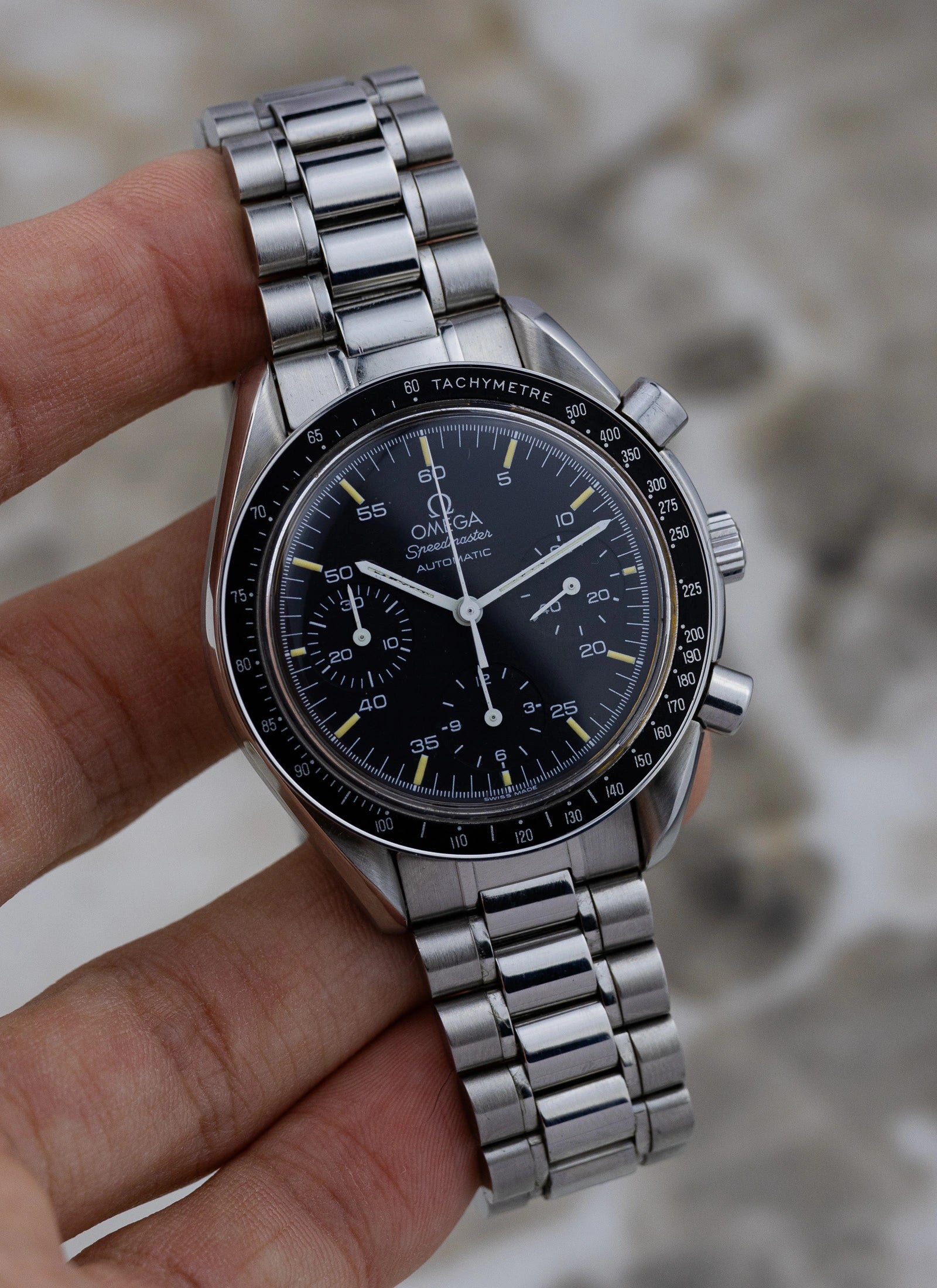 1999 Omega Speedmaster Reduced 3510.50 Serviced Box