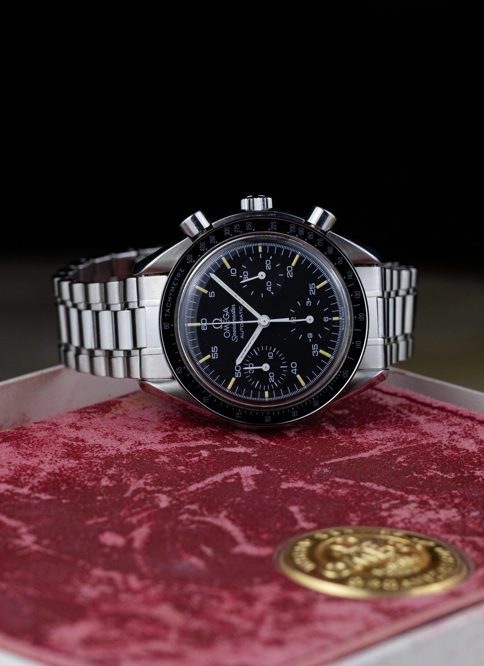 1999 Omega Speedmaster Reduced 3510.50 Serviced Box