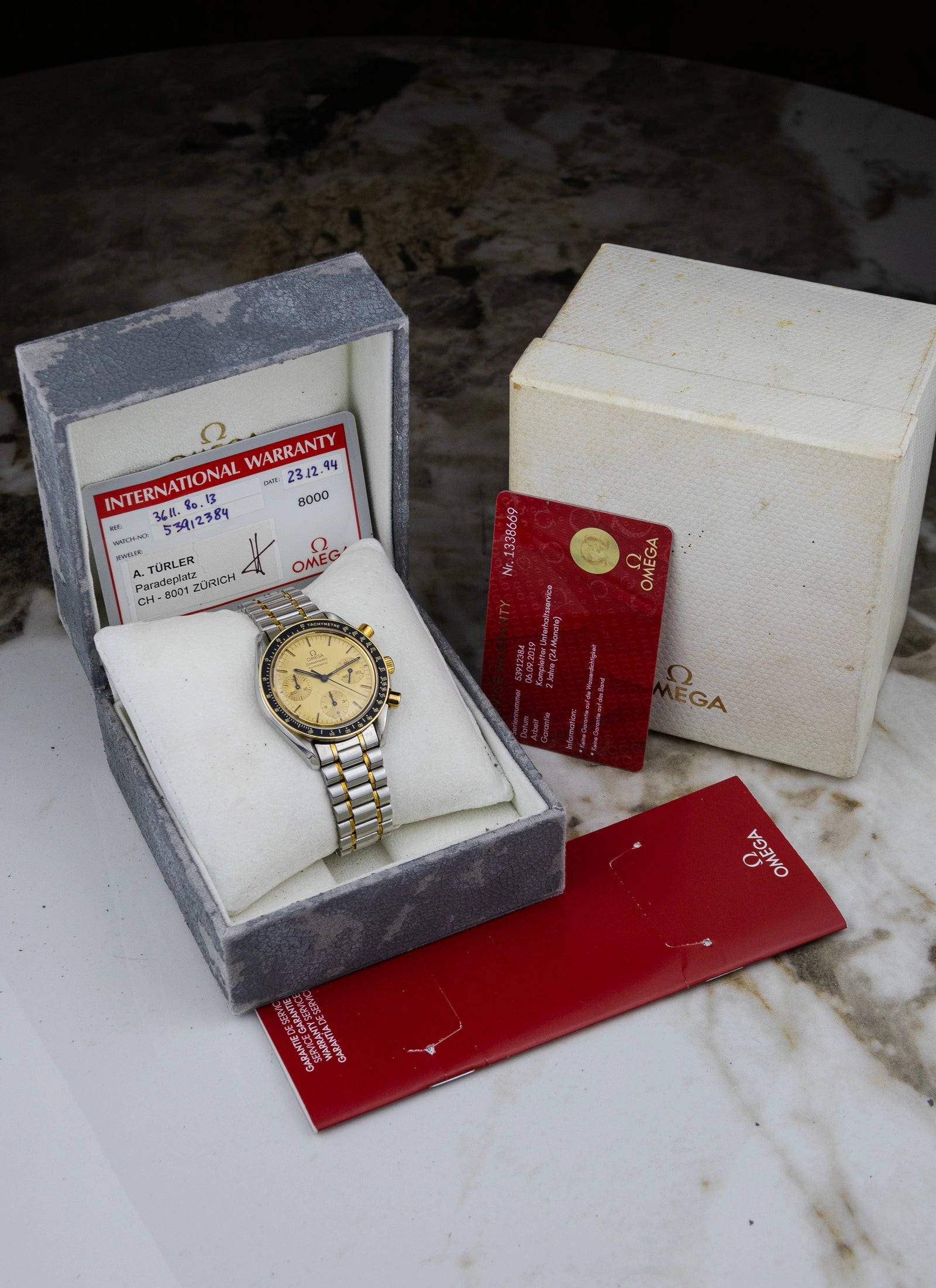 1994 Omega Speedmaster Reduced Bicolor 3611.80.13