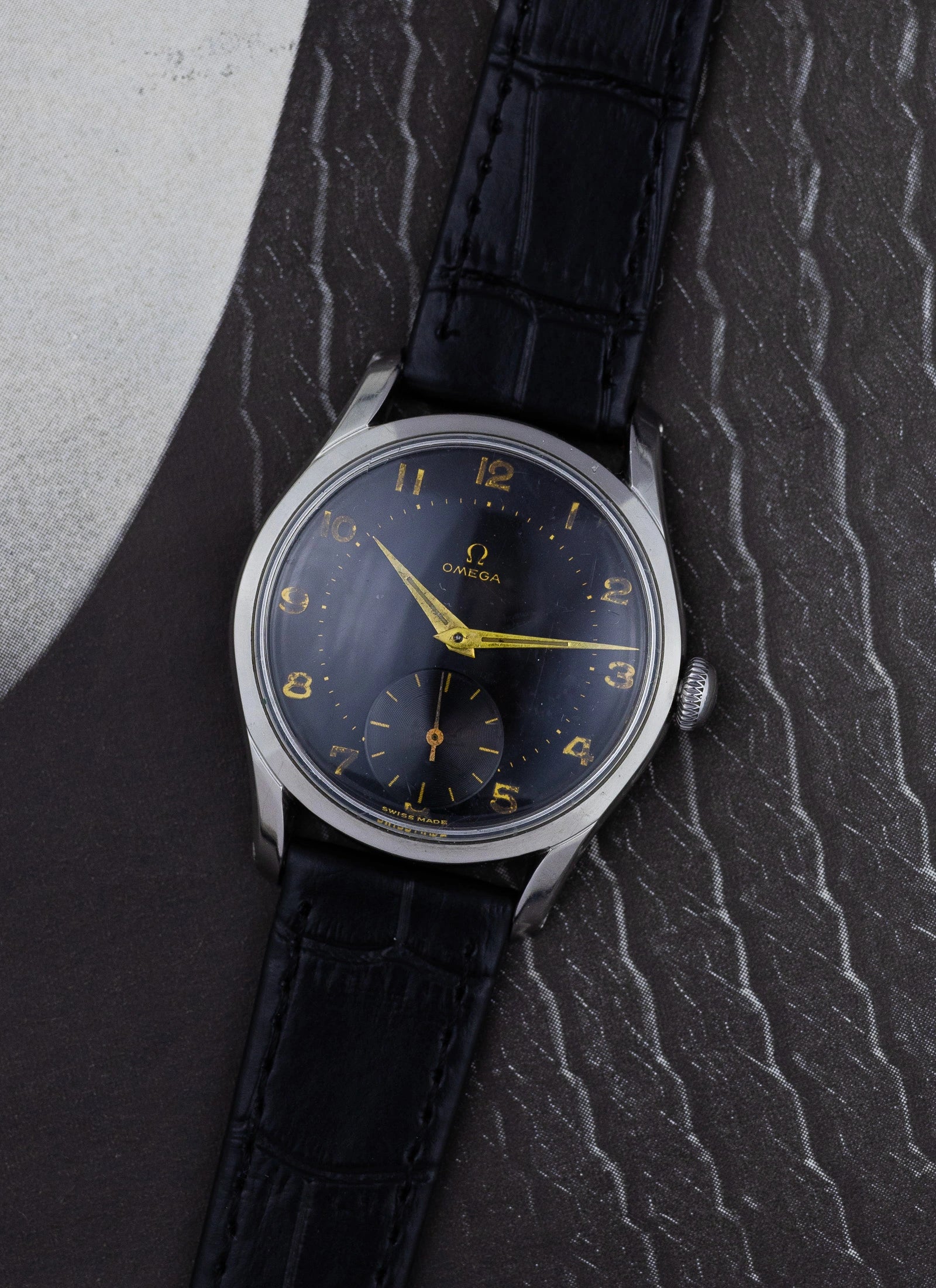 1950 Omega Seamaster Black Dial 2640-5SC cal. 265 Serviced