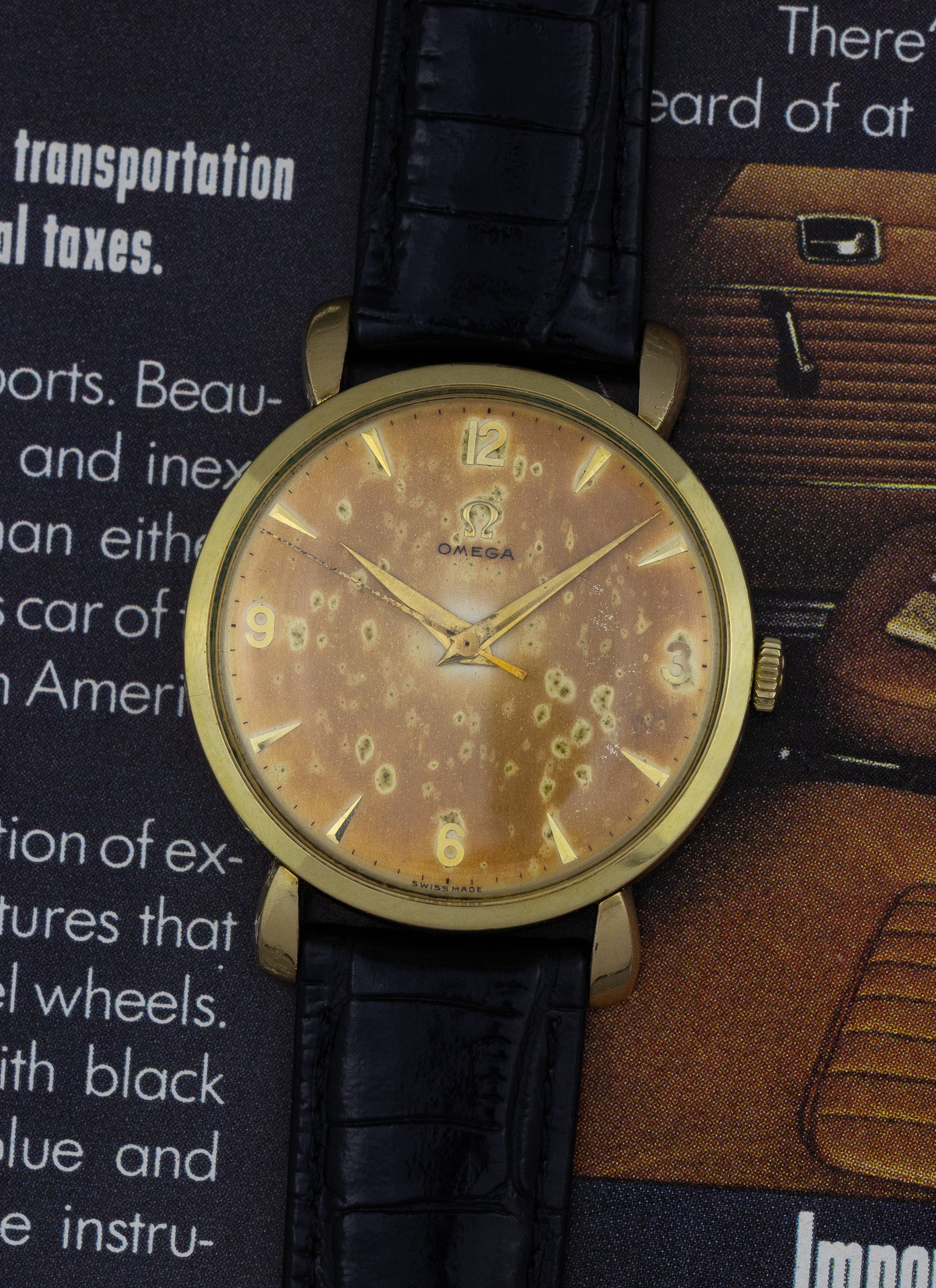 1952 Omega Gold-Filled Tropical Dial 2720-SC cal. 283
