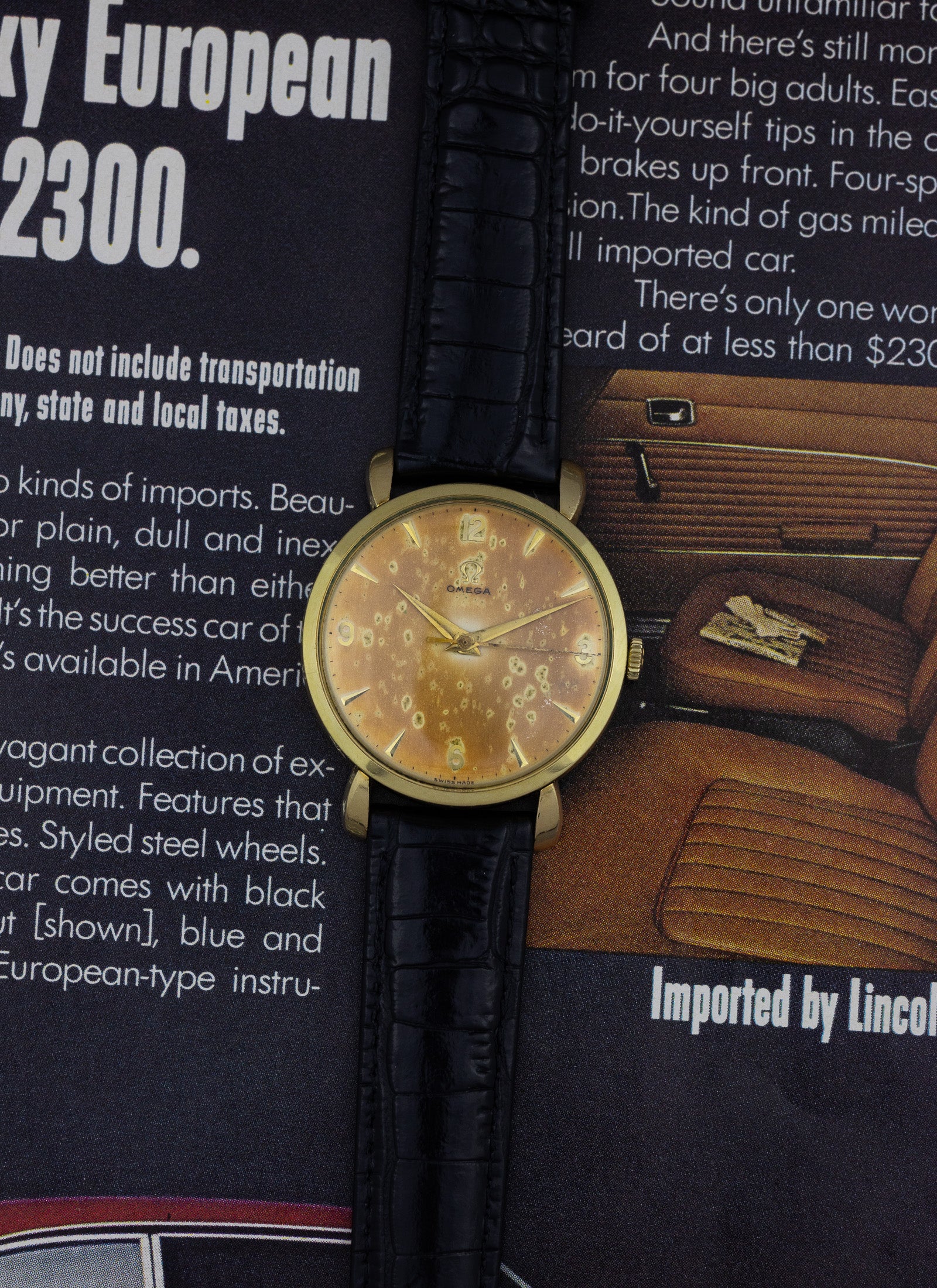 1952 Omega Gold-Filled Tropical Dial 2720-SC cal. 283