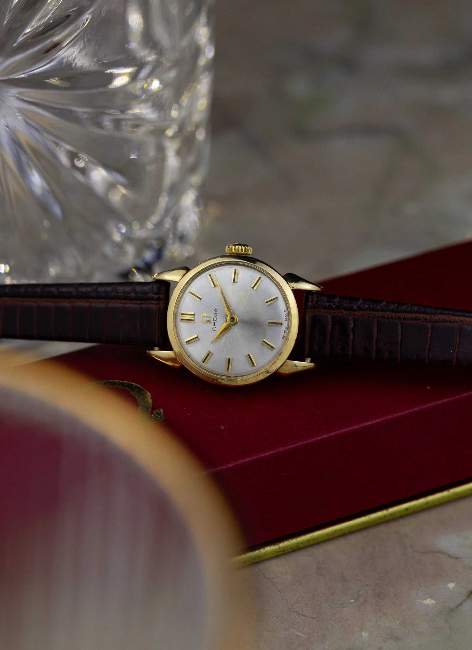 1959 Lady Omega Gold Filled 2443-42 cal. 244 Box