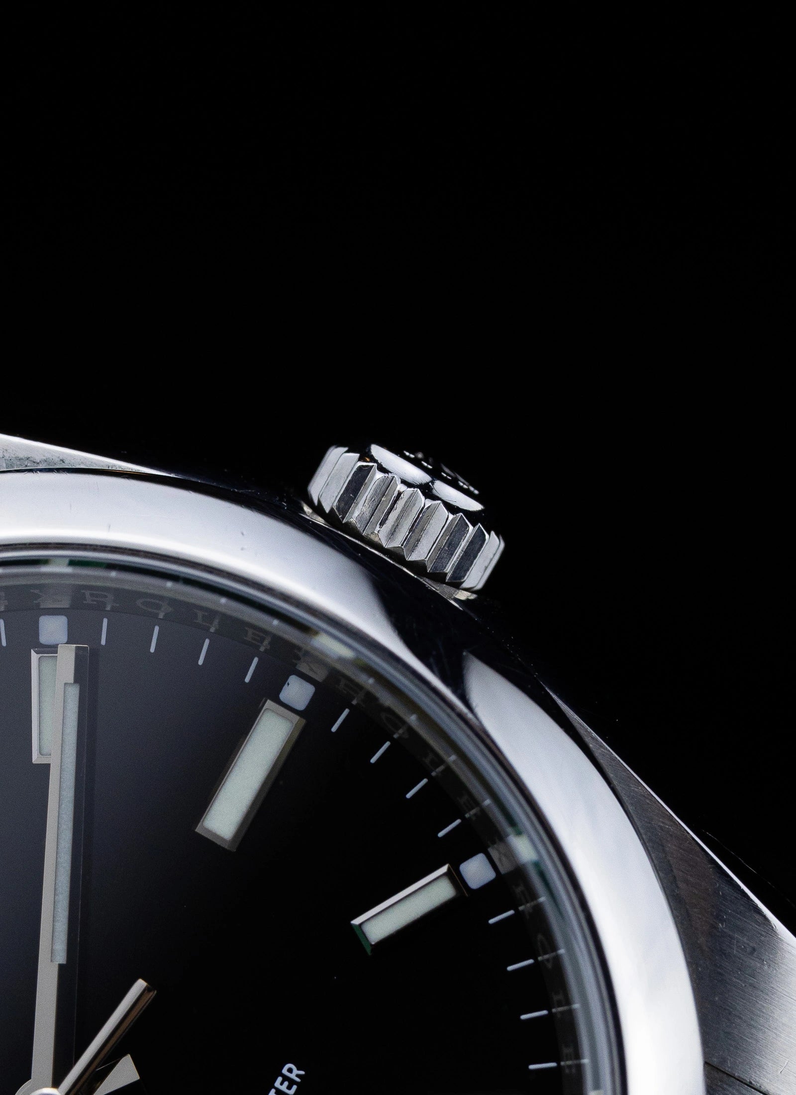 2010s Rolex Oyster Perpetual Black Dial 114200 Box