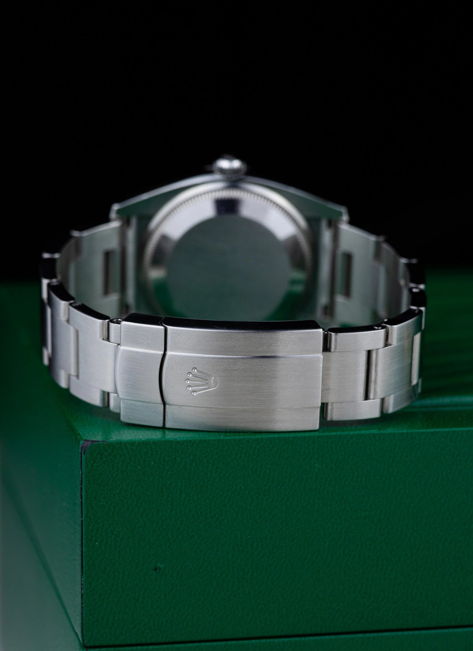 2010s Rolex Oyster Perpetual Black Dial 114200 Box