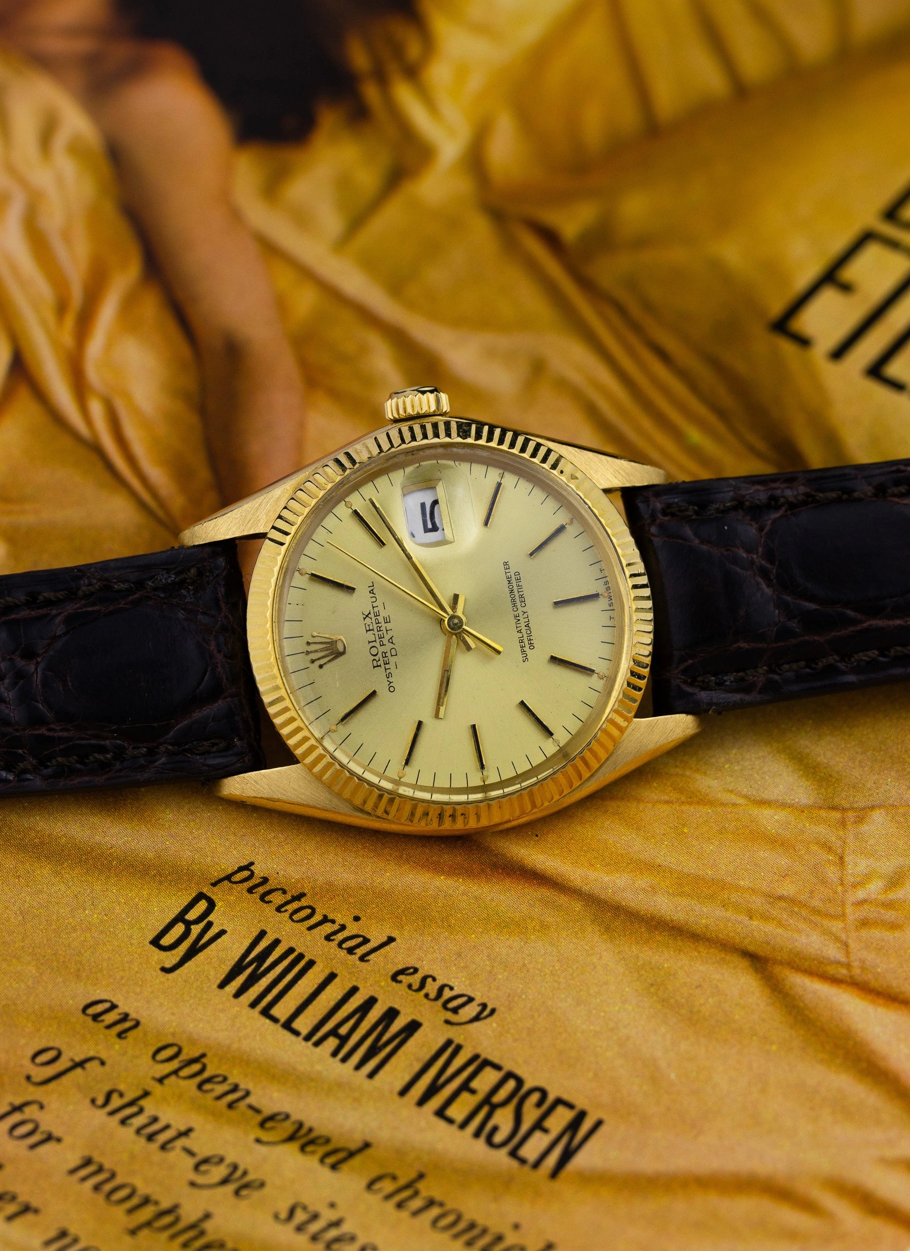 1970 18K Rolex Oyster Perpetual 1503 Box