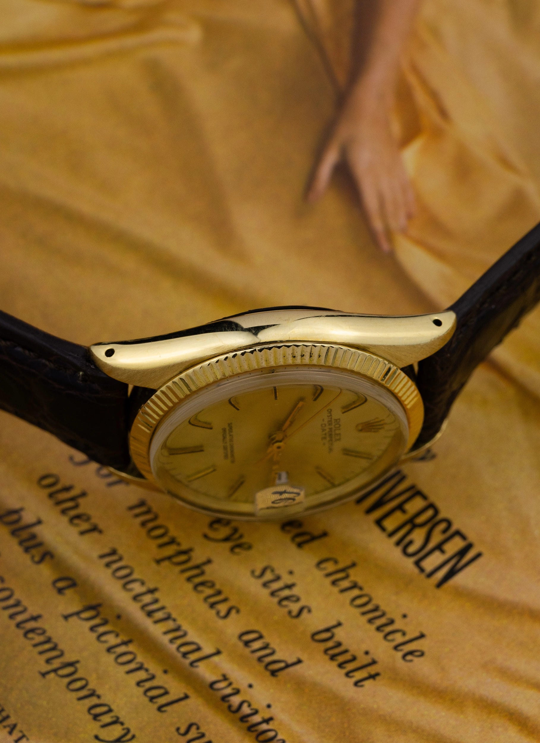 1970 18K Rolex Oyster Perpetual 1503 Box