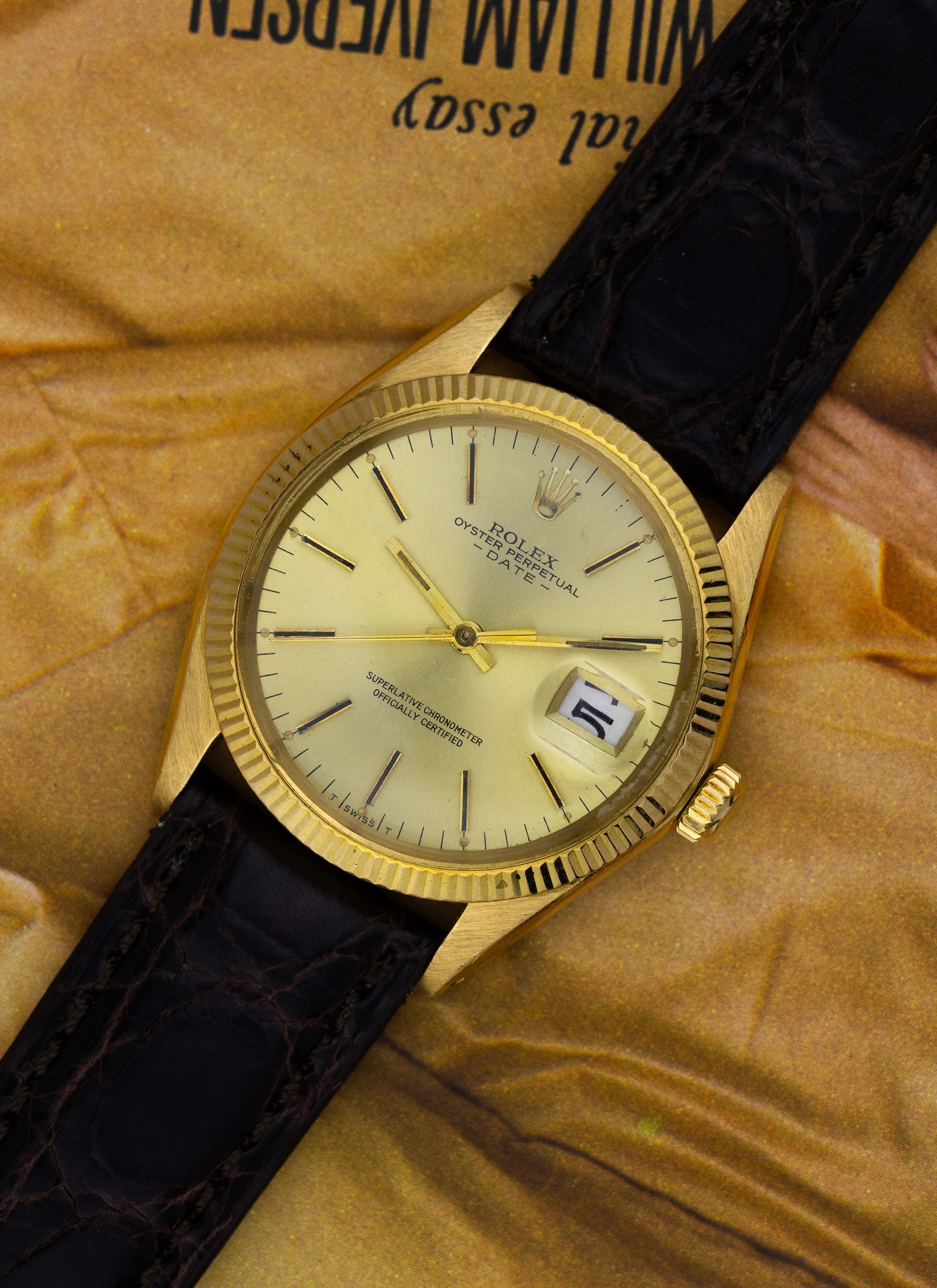 1970 18K Rolex Oyster Perpetual 1503 Box