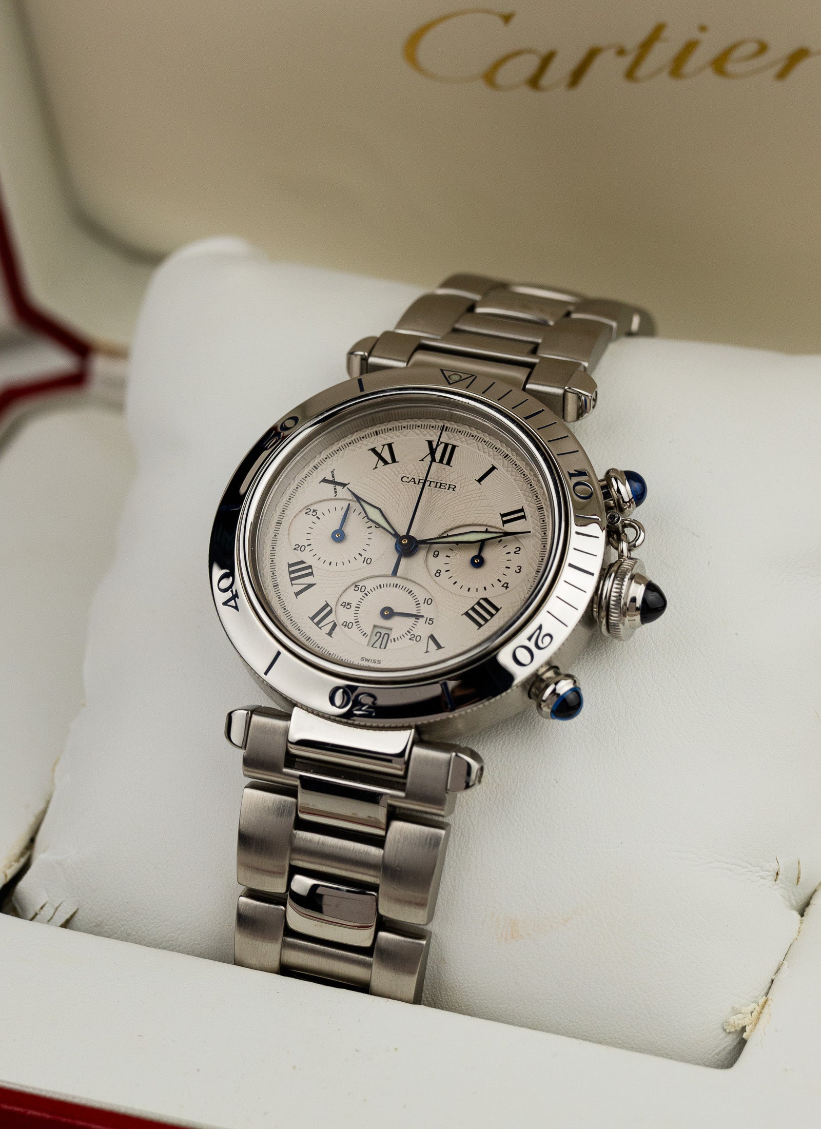 2000s Cartier Pasha Chronograph 1050 Box