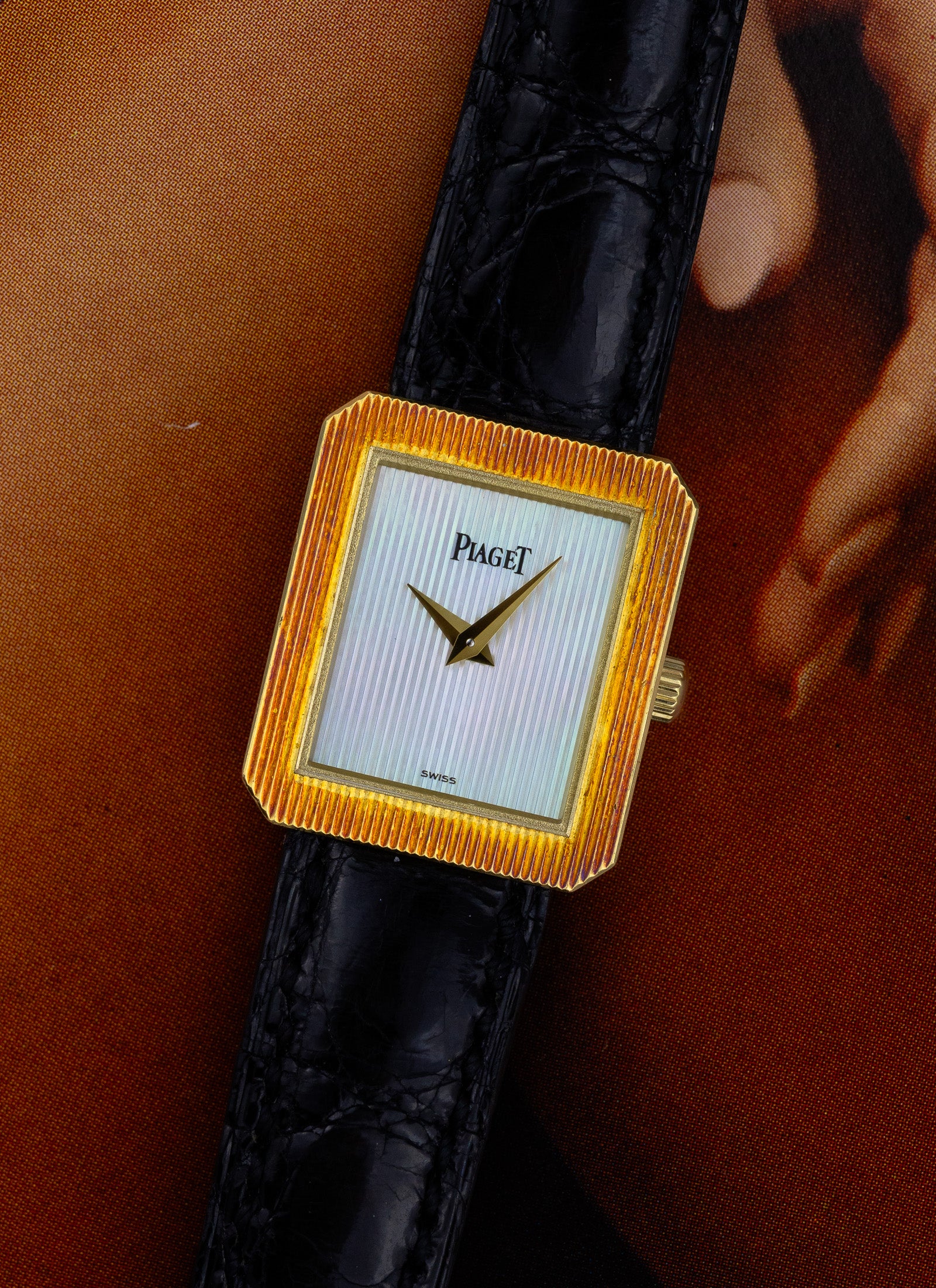 1990s 18K Lady Piaget Protocole MOP Dial 8354N Unpolished