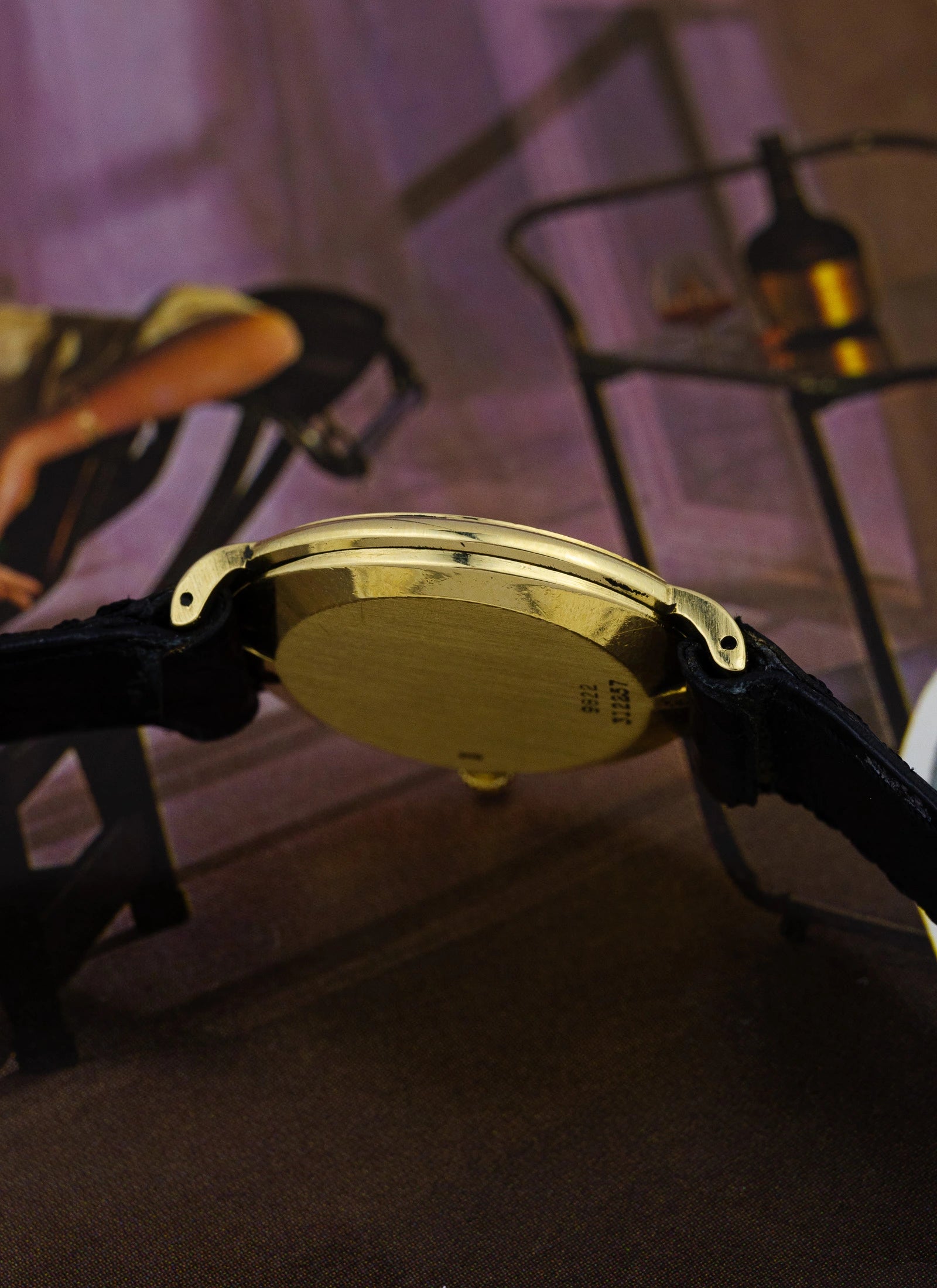 1970s 18K Piaget Ellipse Black Dial 9822