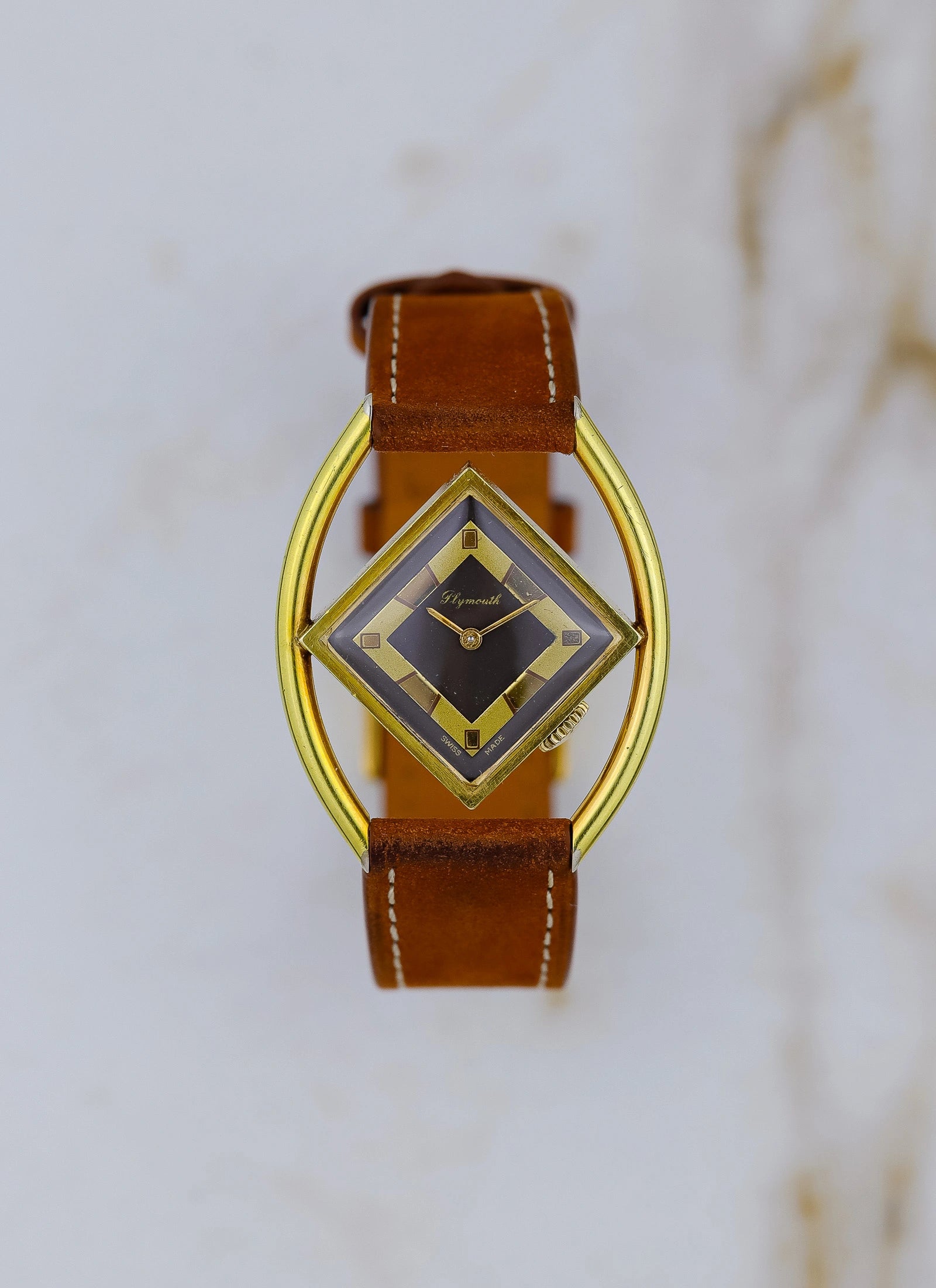 Ca. 1970s Plymouth Geometric Art Deco