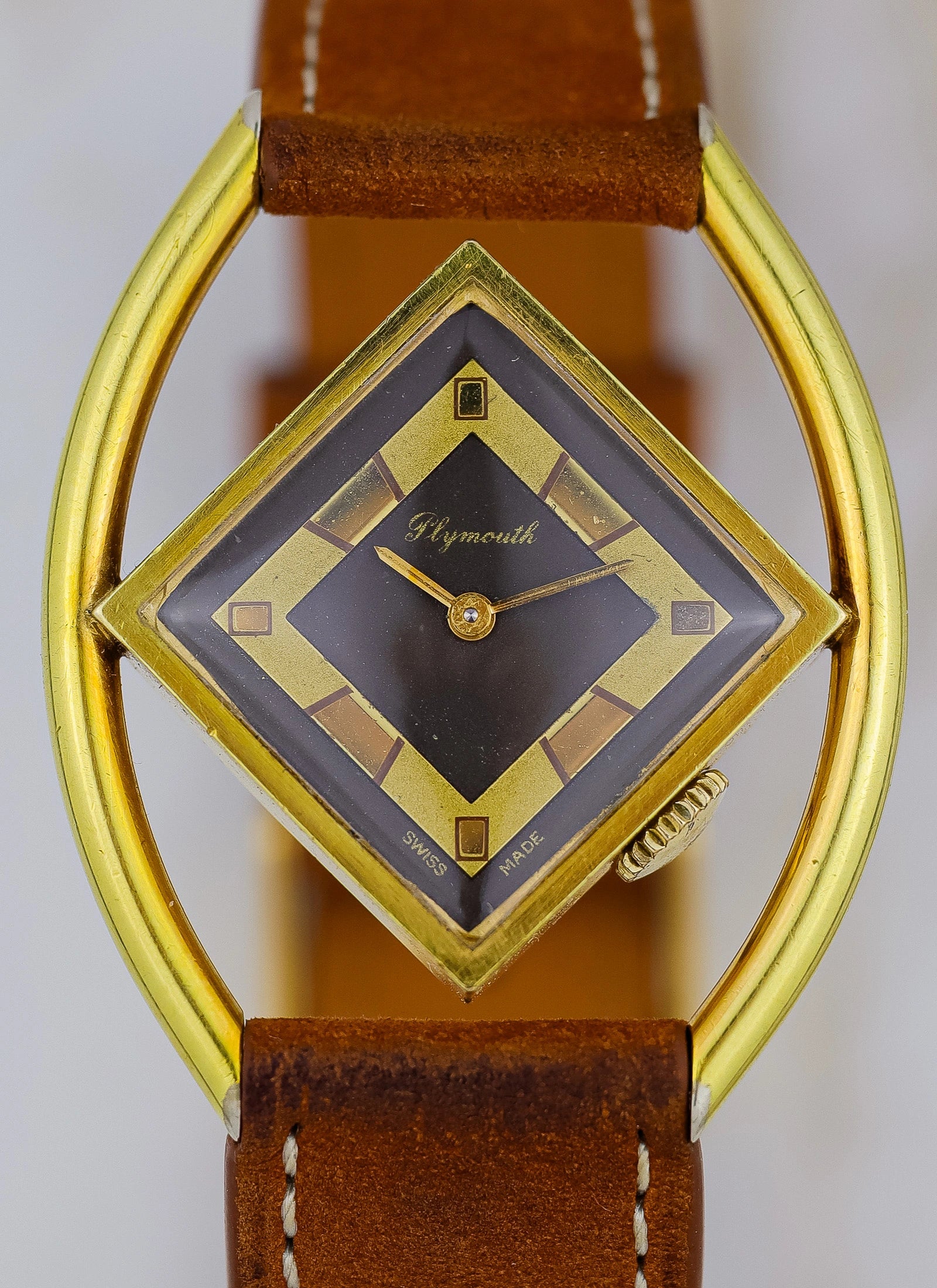 Ca. 1970s Plymouth Geometric Art Deco