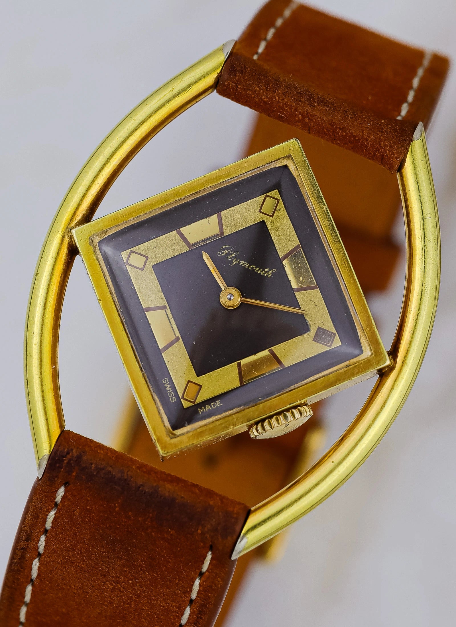 Ca. 1970s Plymouth Geometric Art Deco