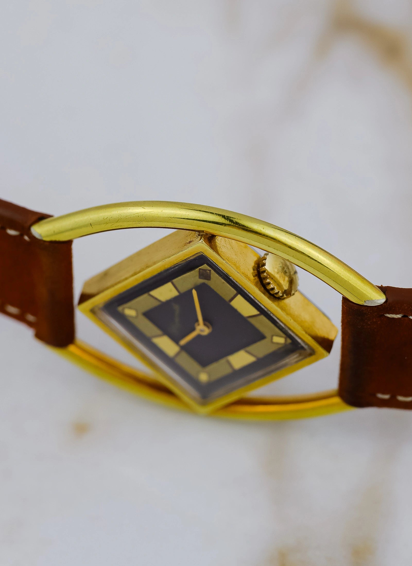 Ca. 1970s Plymouth Geometric Art Deco