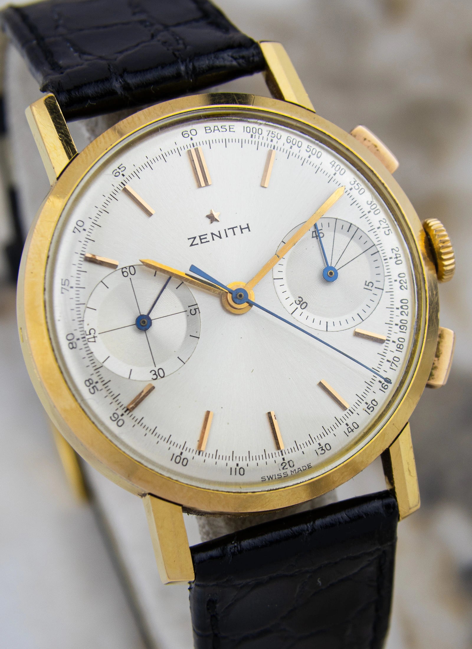 1960s Zenith Chronograph cal. 146 D Unpolished MINT!