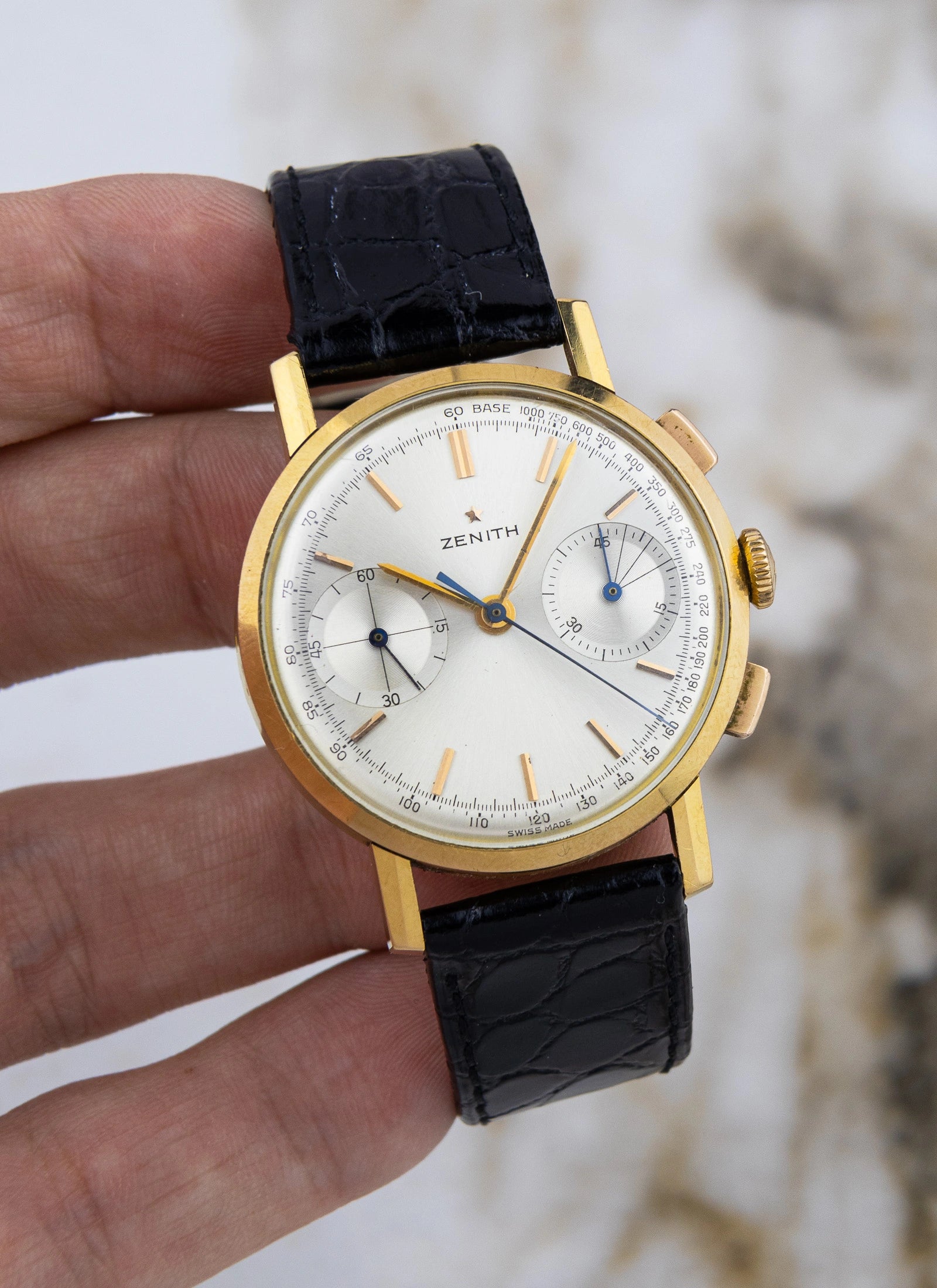 1960s Zenith Chronograph cal. 146 D Unpolished MINT!