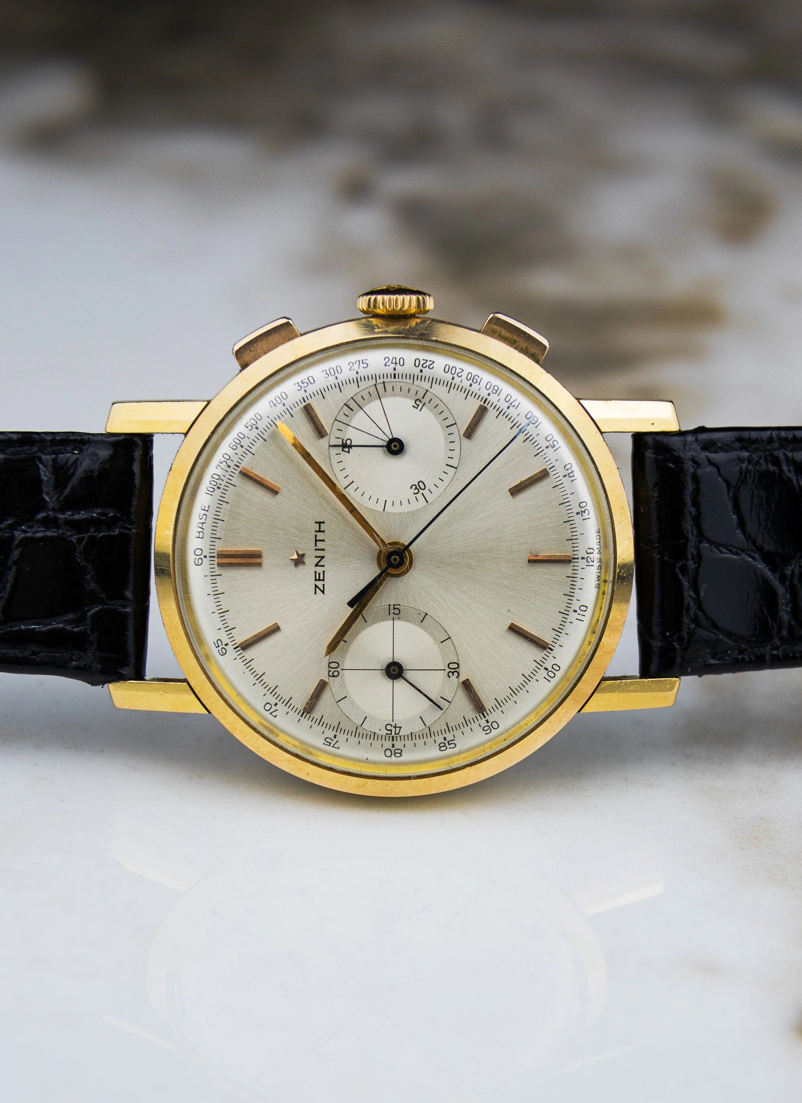 1960s Zenith Chronograph cal. 146 D Unpolished MINT!
