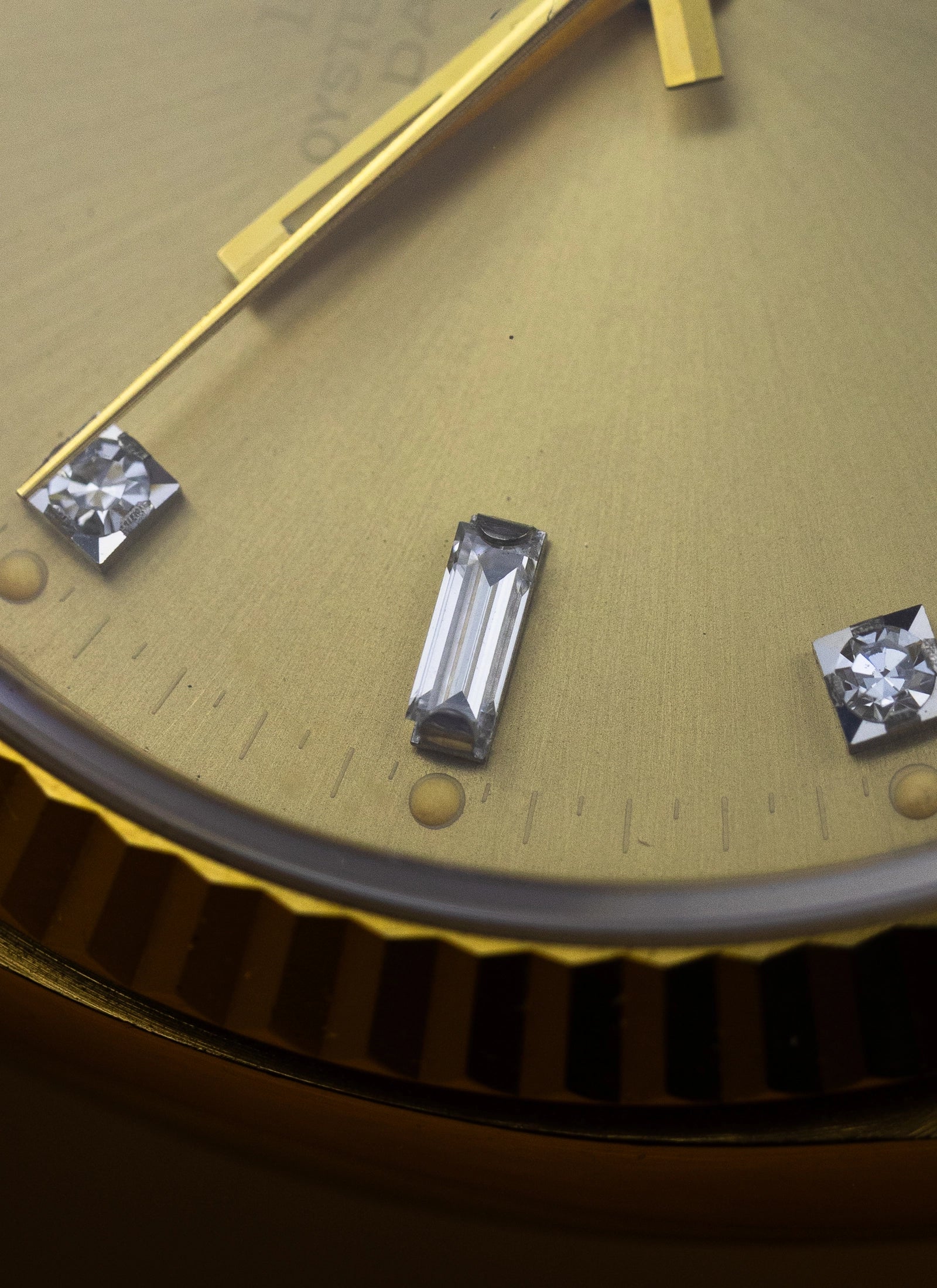 1979 18K Rolex Day-Date Havana Ghost Diamond Dial 18038 Box & Papers