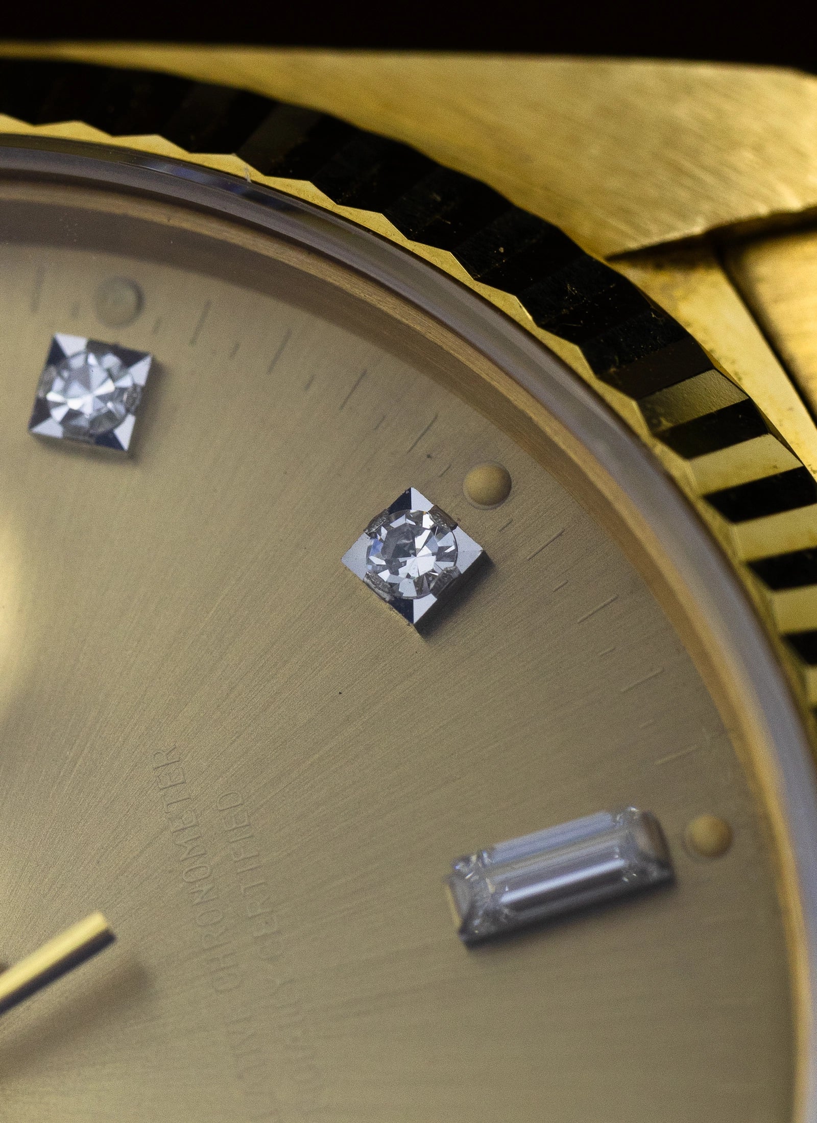 1979 18K Rolex Day-Date Havana Ghost Diamond Dial 18038 Box & Papers