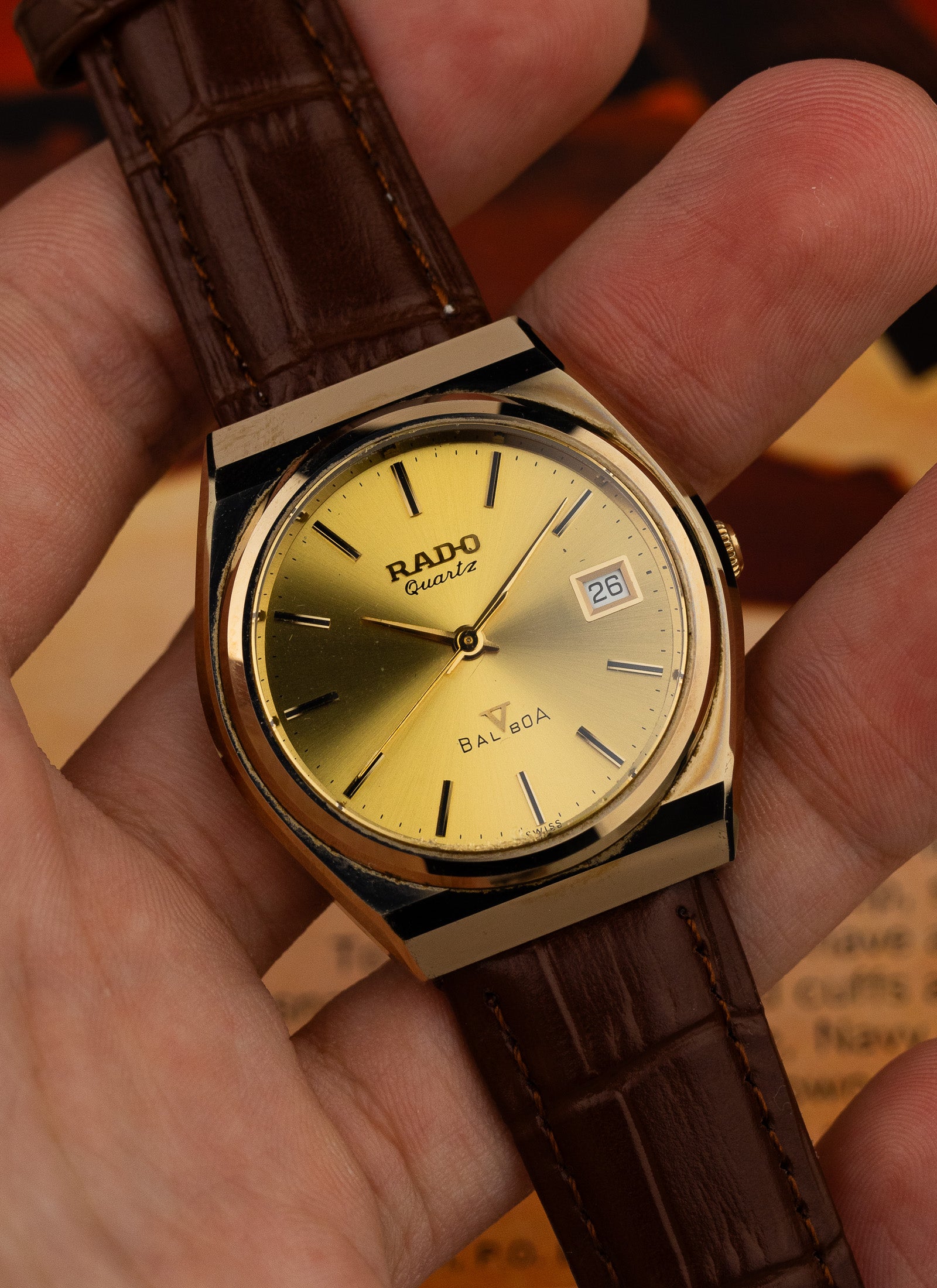 1980s Rado Balboa Tungsten Case 732.9591.3