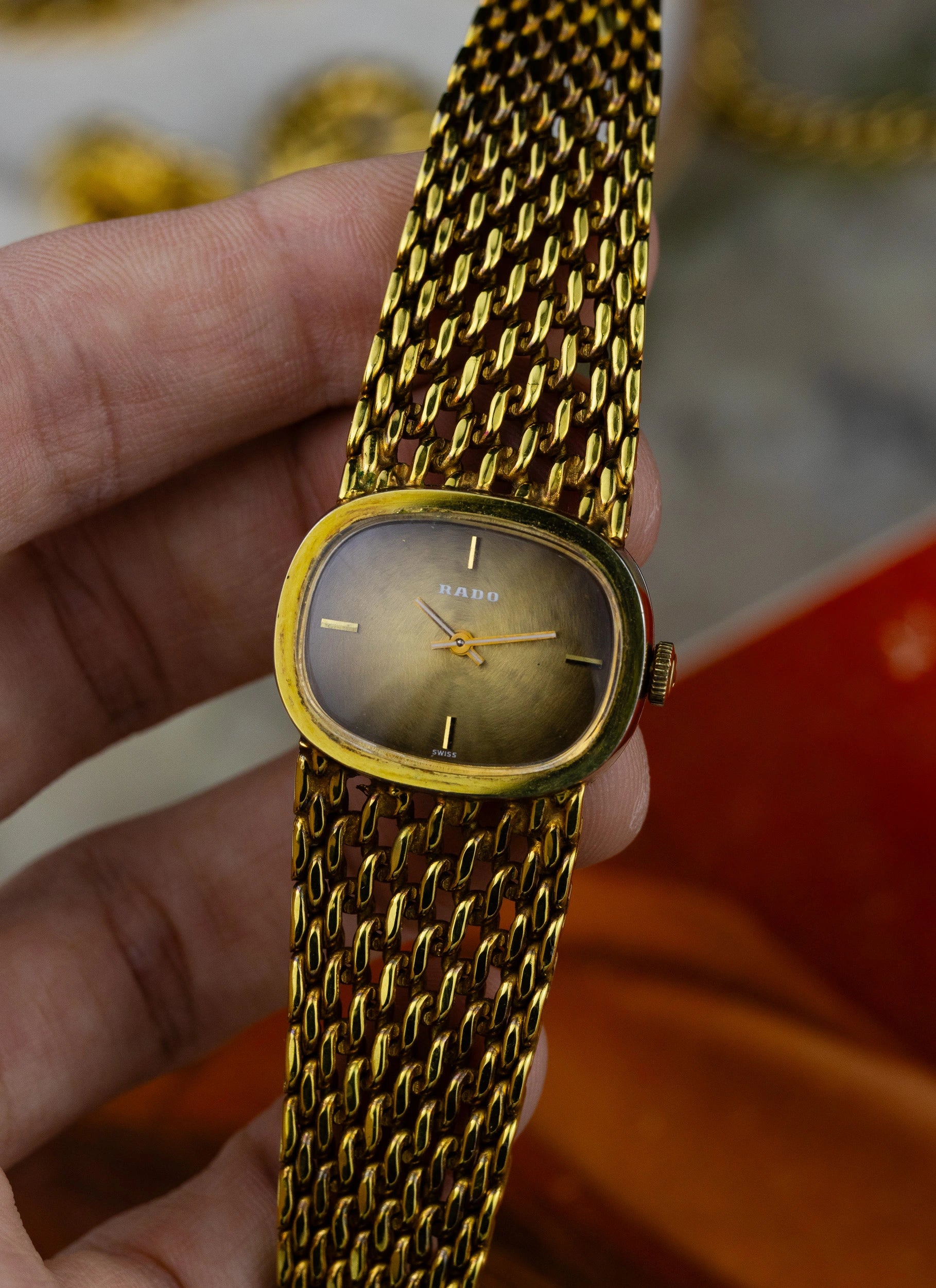 1970s Lady Rado Brown Dial