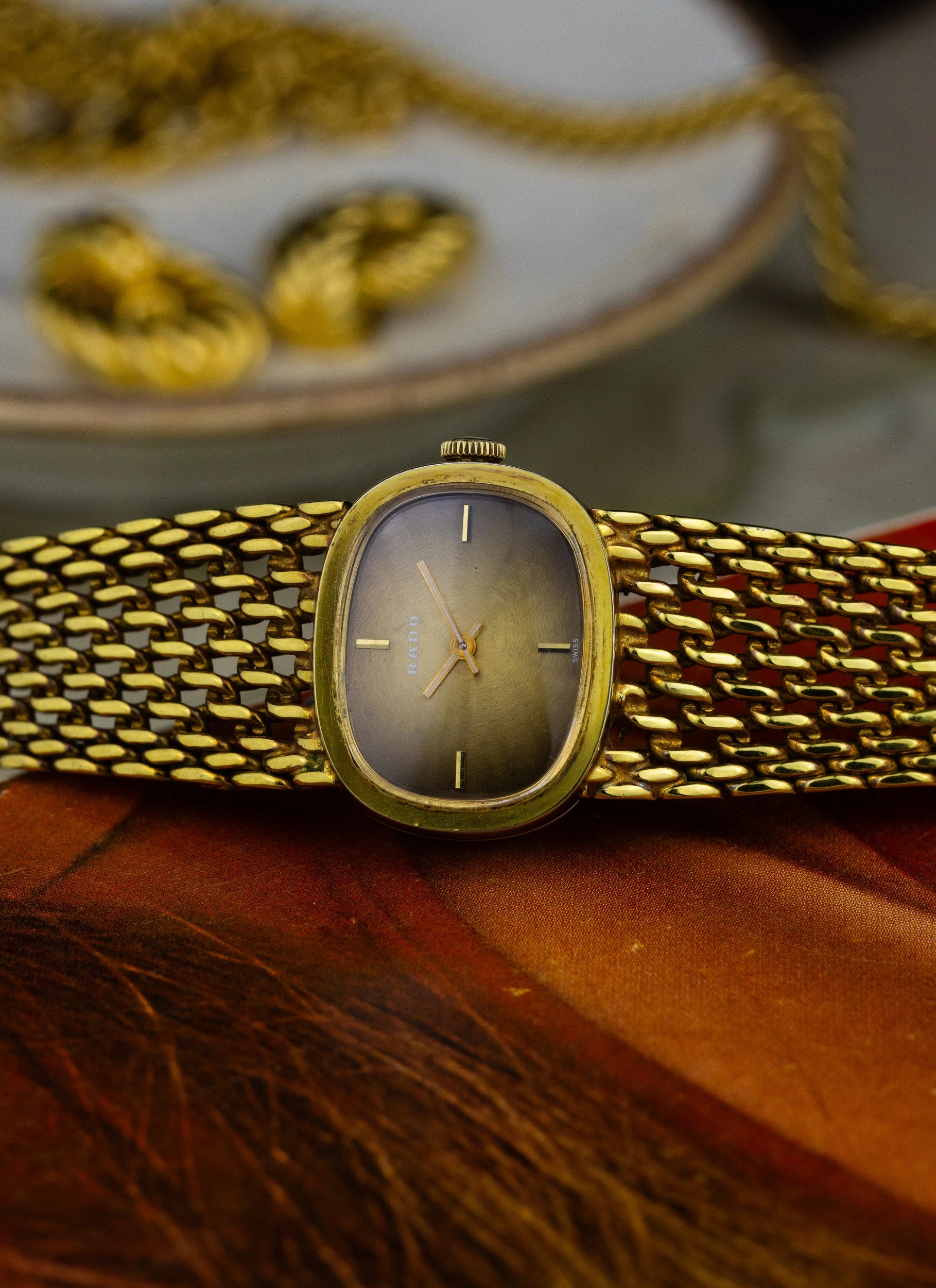 1970s Lady Rado Brown Dial