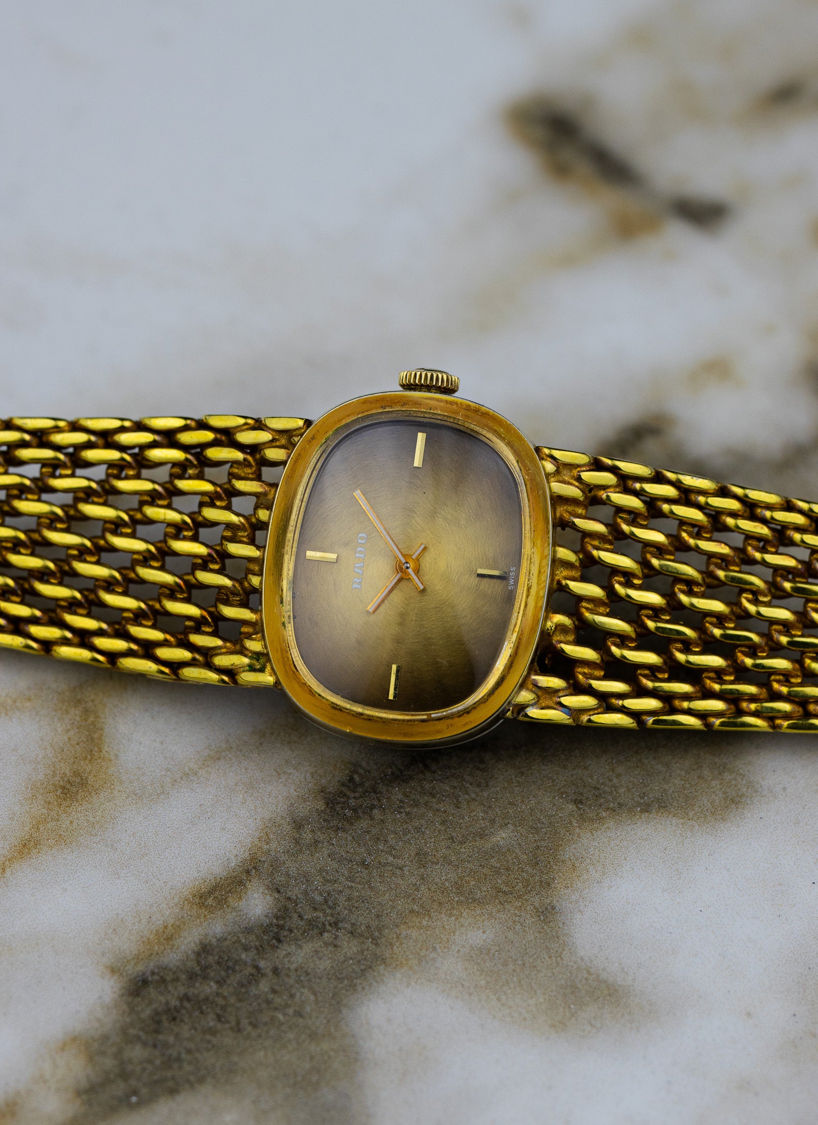 1970s Lady Rado Brown Dial