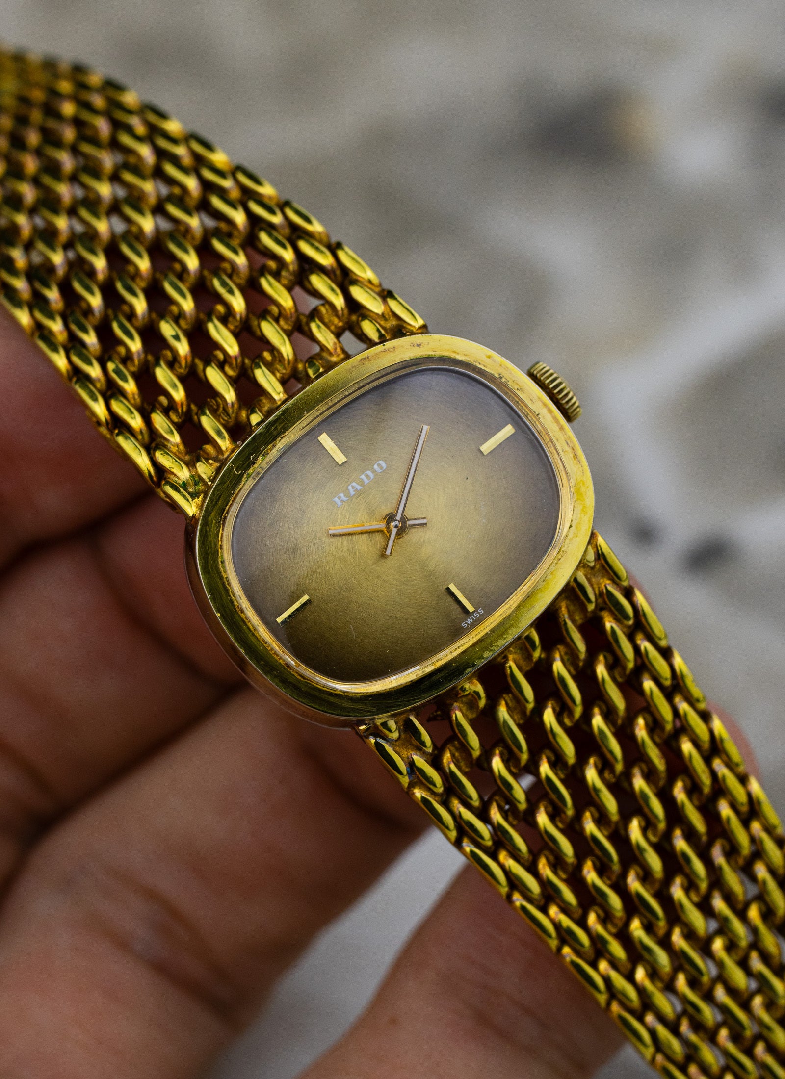 1970s Lady Rado Brown Dial