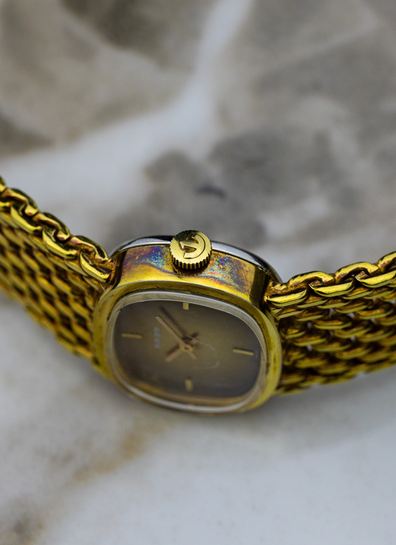 1970s Lady Rado Brown Dial