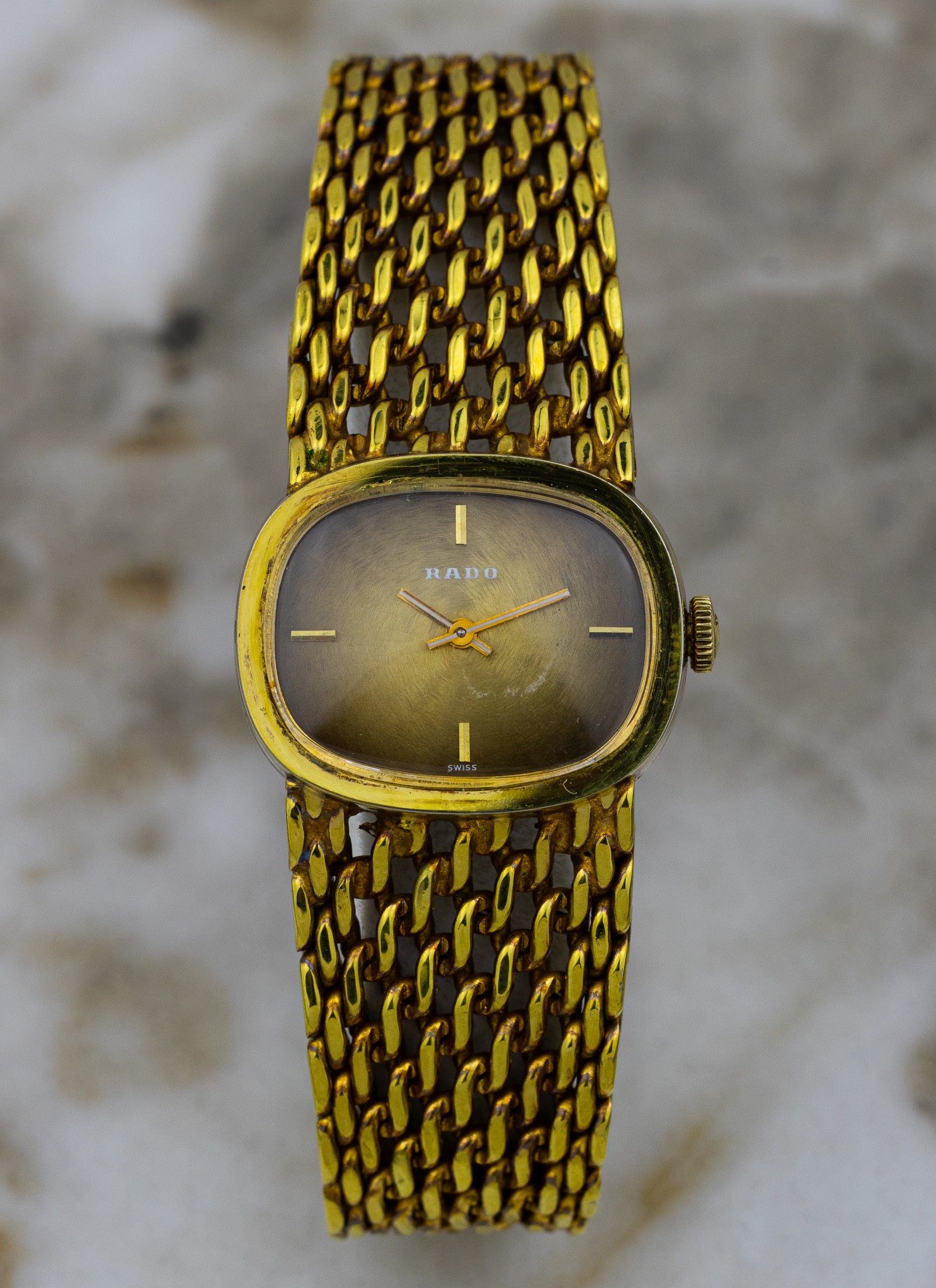 1970s Lady Rado Brown Dial