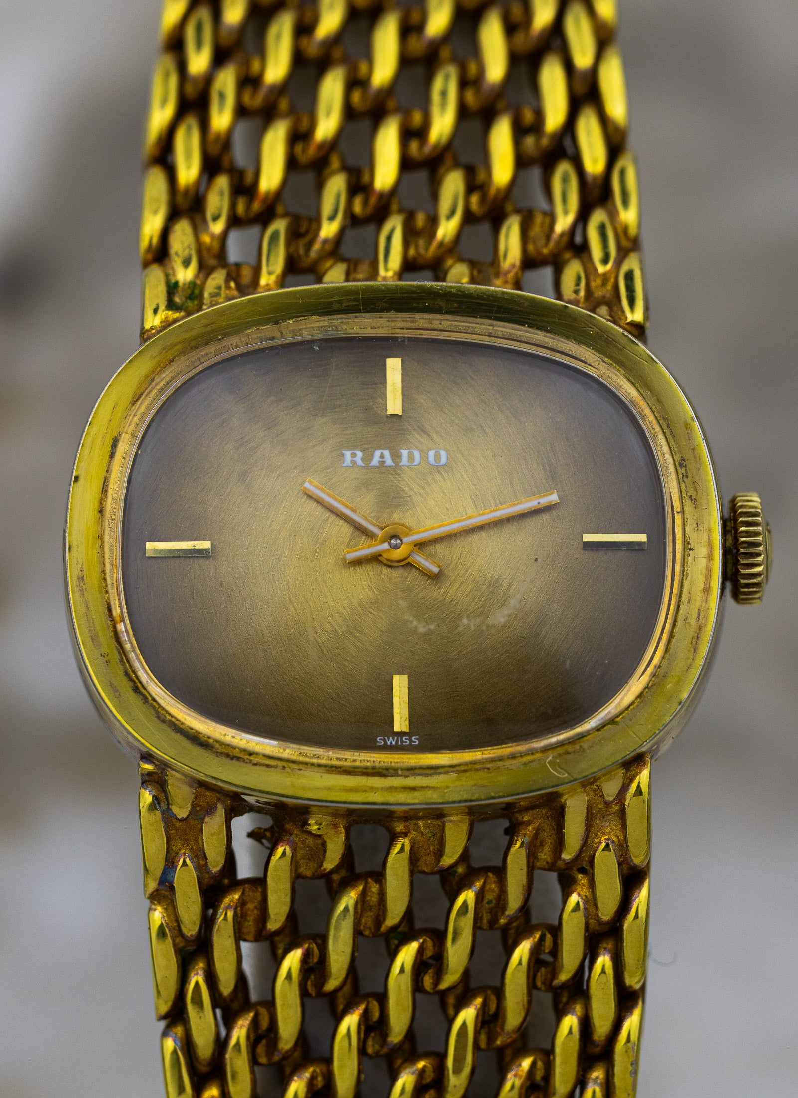 1970s Lady Rado Brown Dial