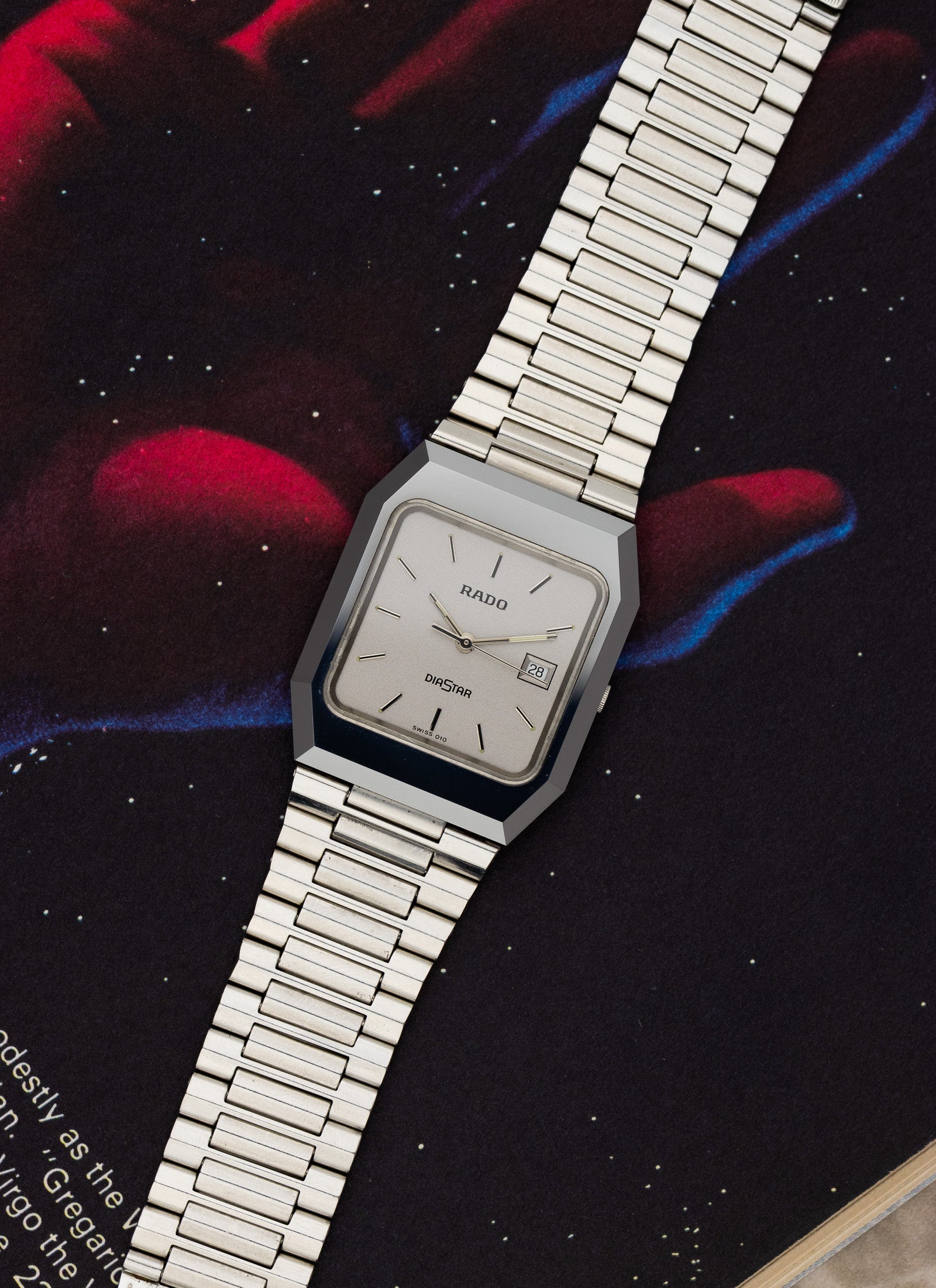 1980s Rado DiaStar Tungsten Case 911.13807