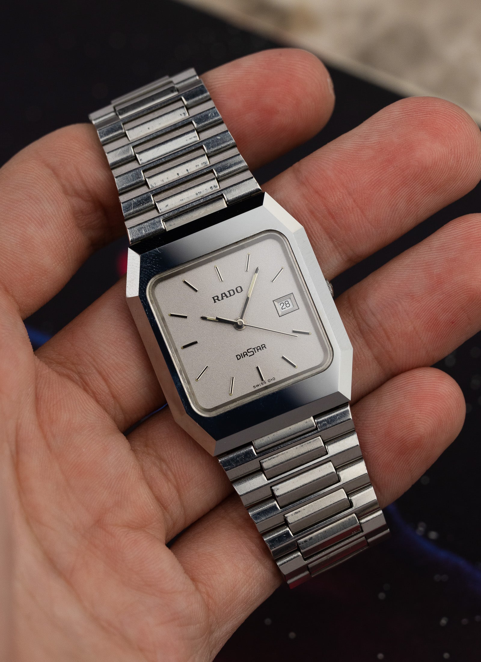1980s Rado DiaStar Tungsten Case 911.13807