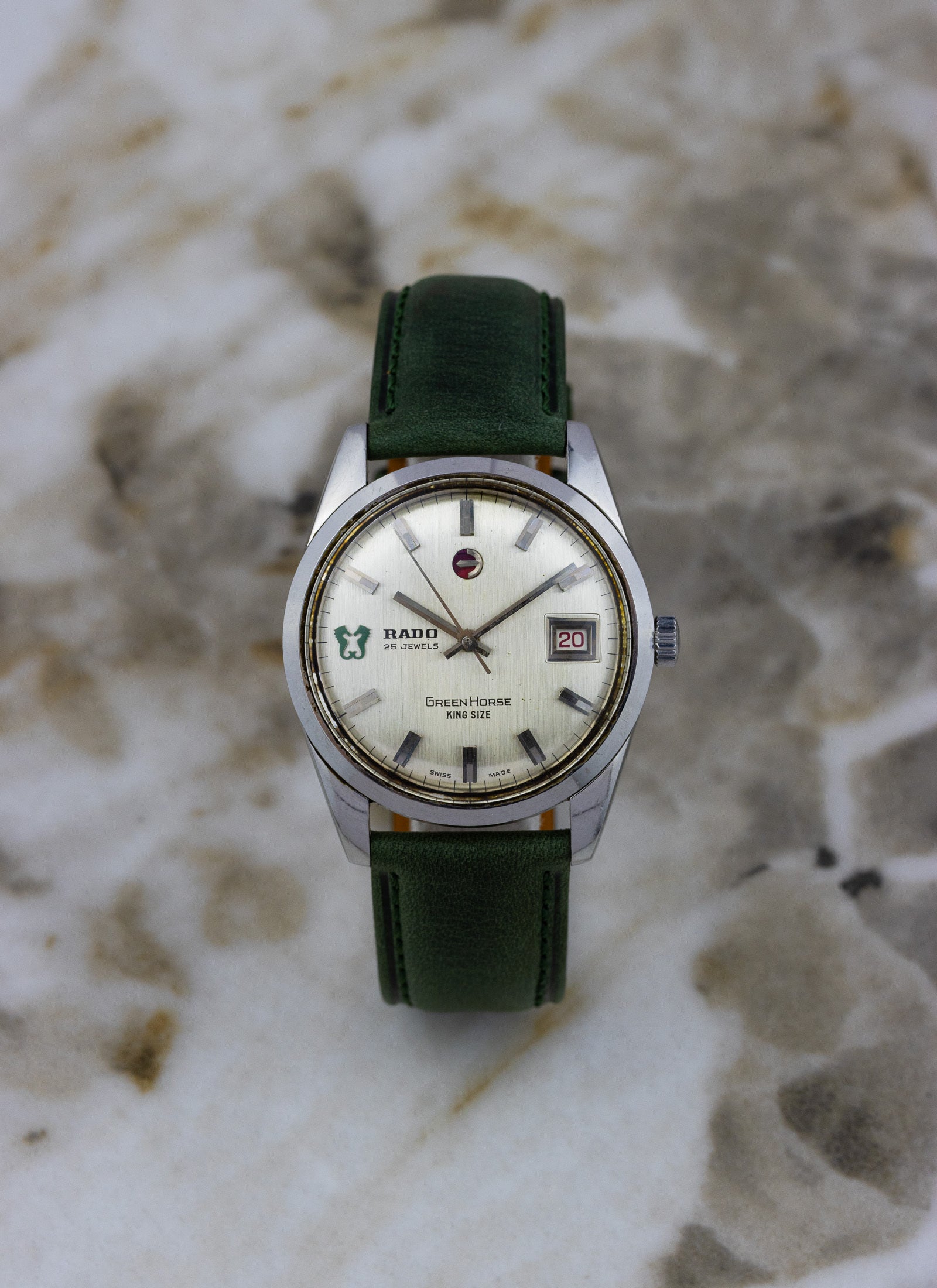 1960s Rado Green Horse King Size 11648