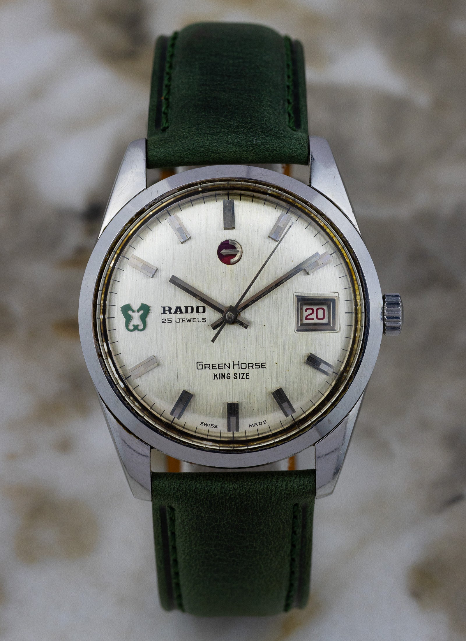 1960s Rado Green Horse King Size 11648