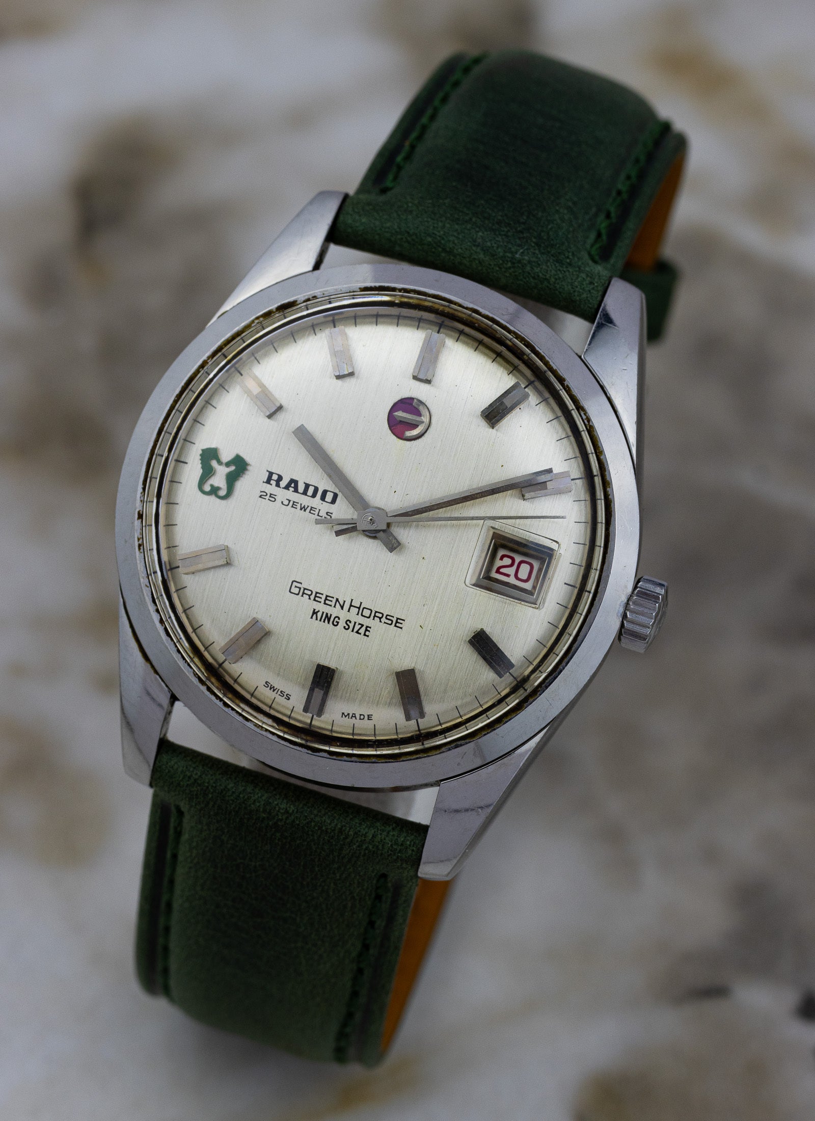 1960s Rado Green Horse King Size 11648