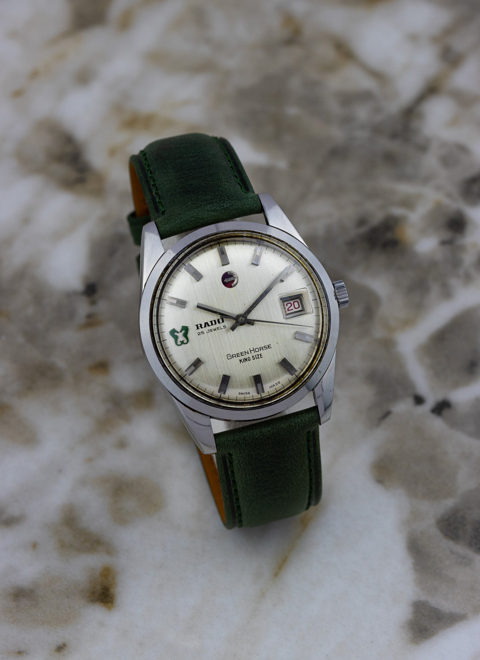 1960s Rado Green Horse King Size 11648