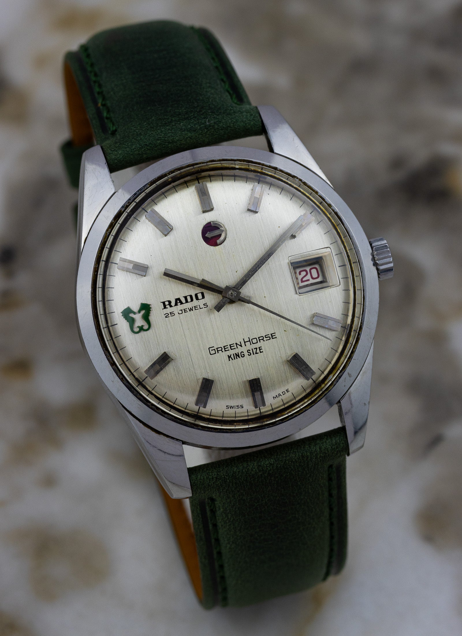 1960s Rado Green Horse King Size 11648