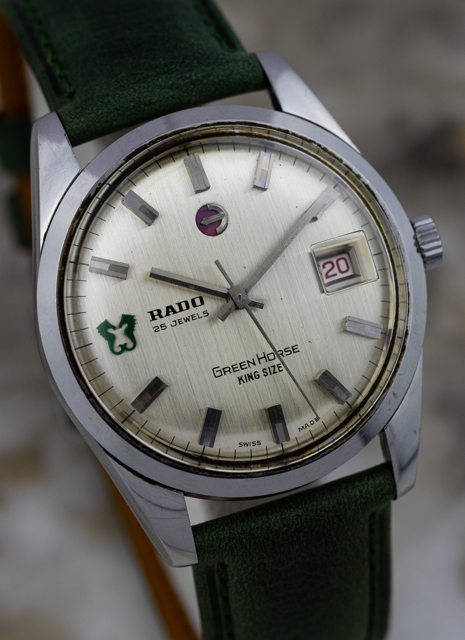 1960s Rado Green Horse King Size 11648