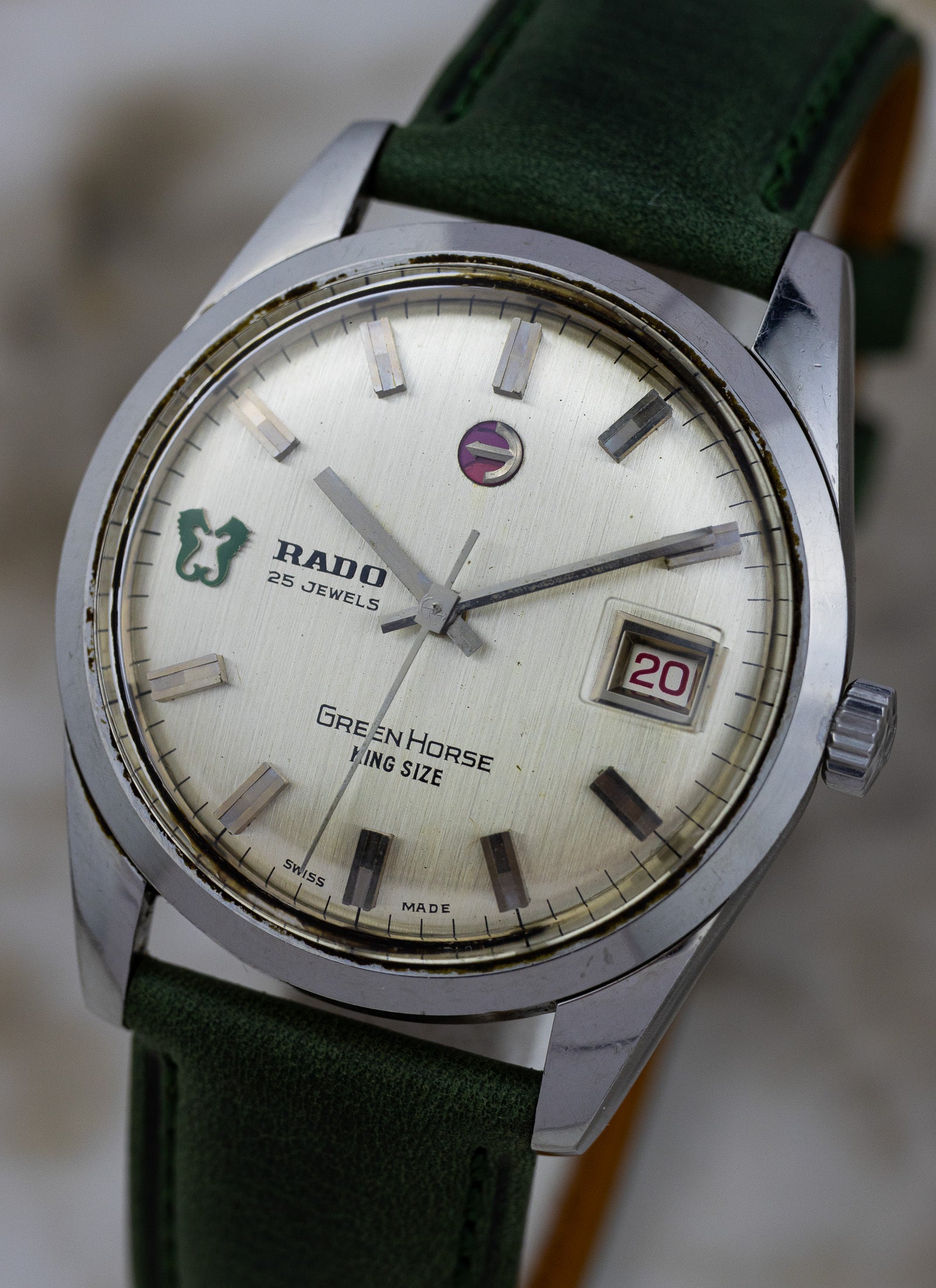 1960s Rado Green Horse King Size 11648