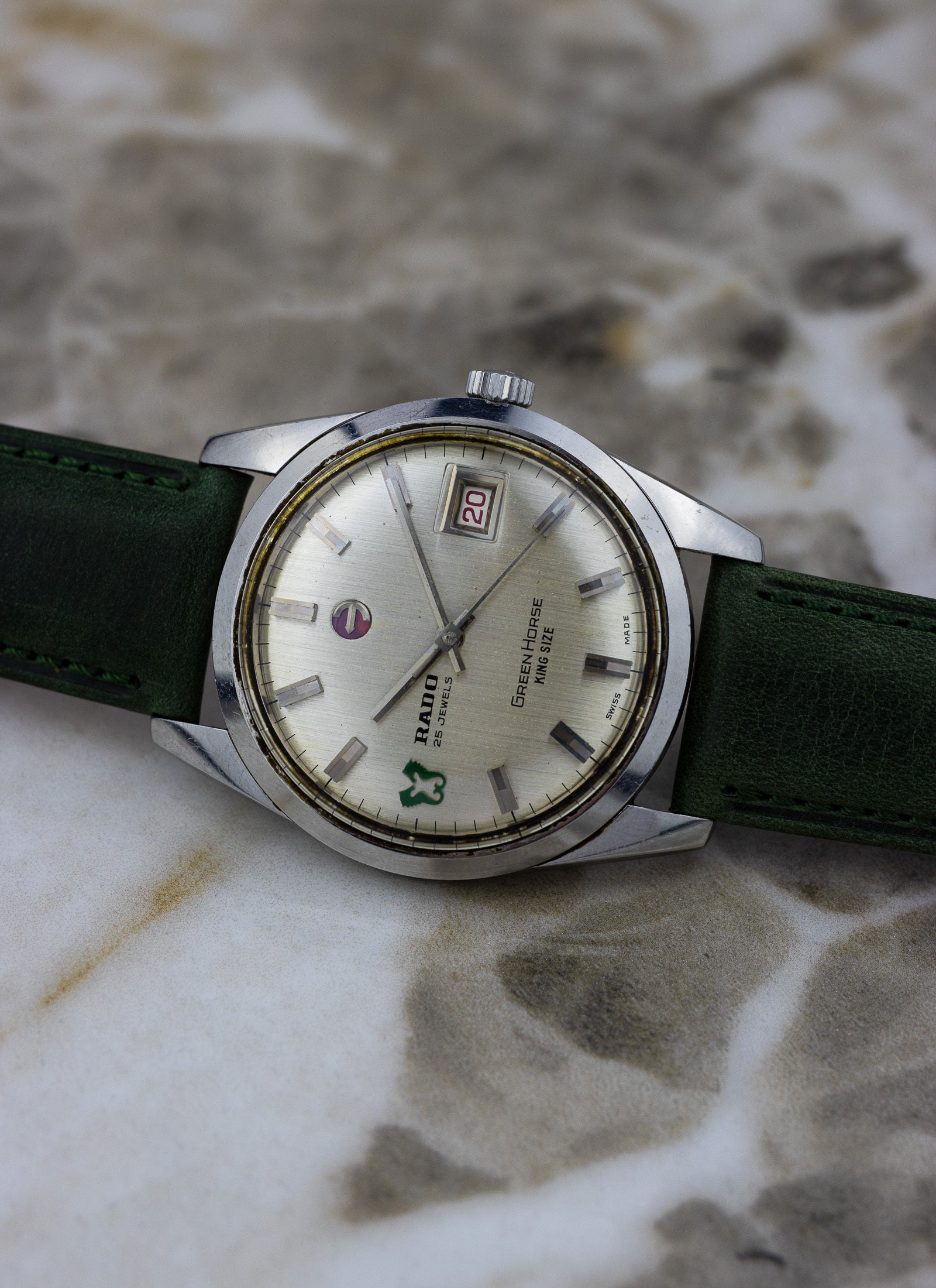 1960s Rado Green Horse King Size 11648