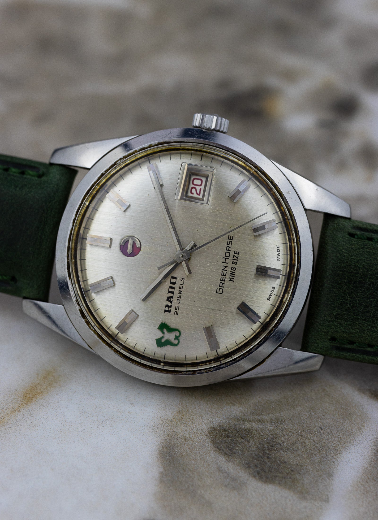 1960s Rado Green Horse King Size 11648