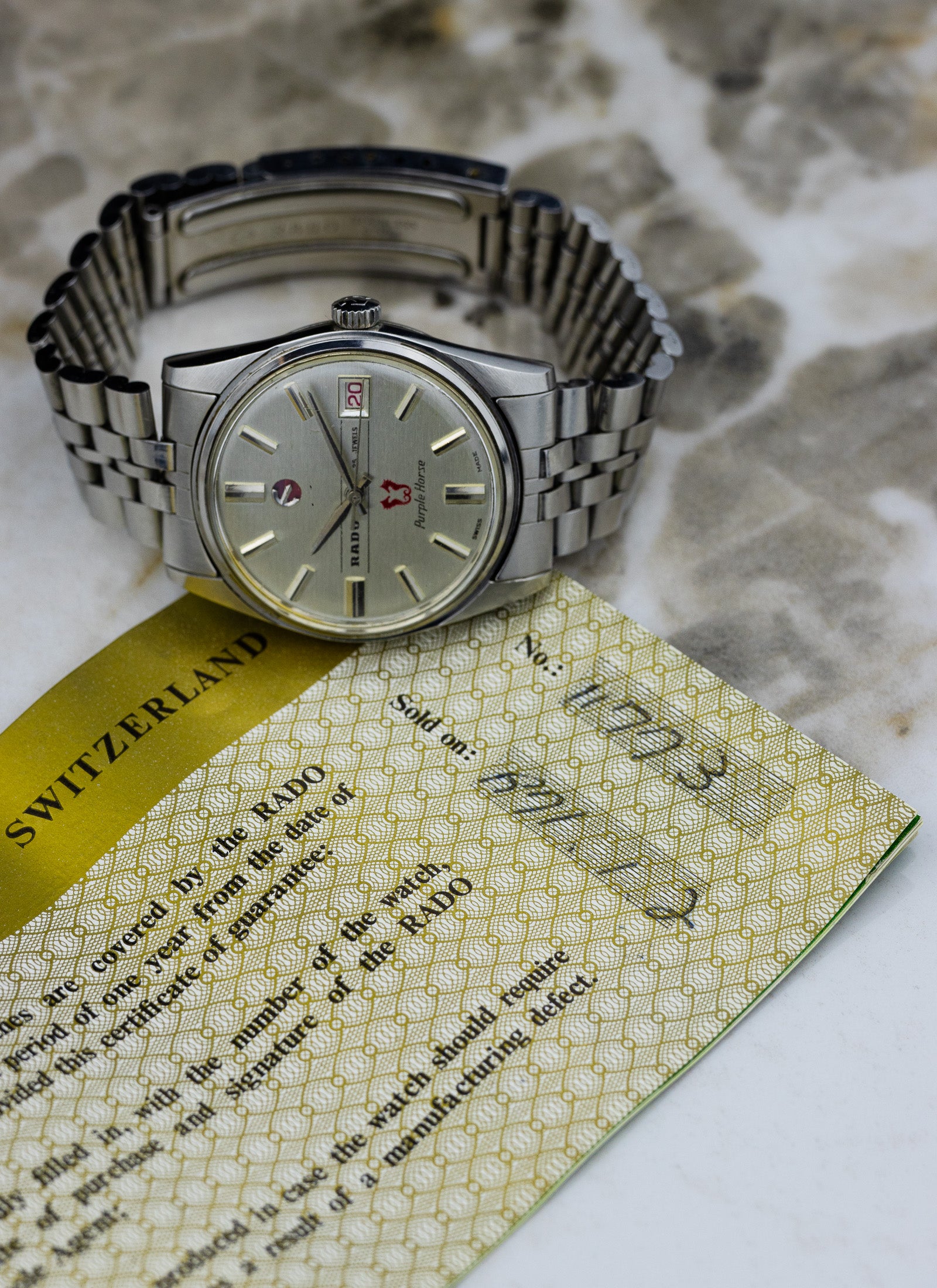 1971 Rado Purple Horse Full Set