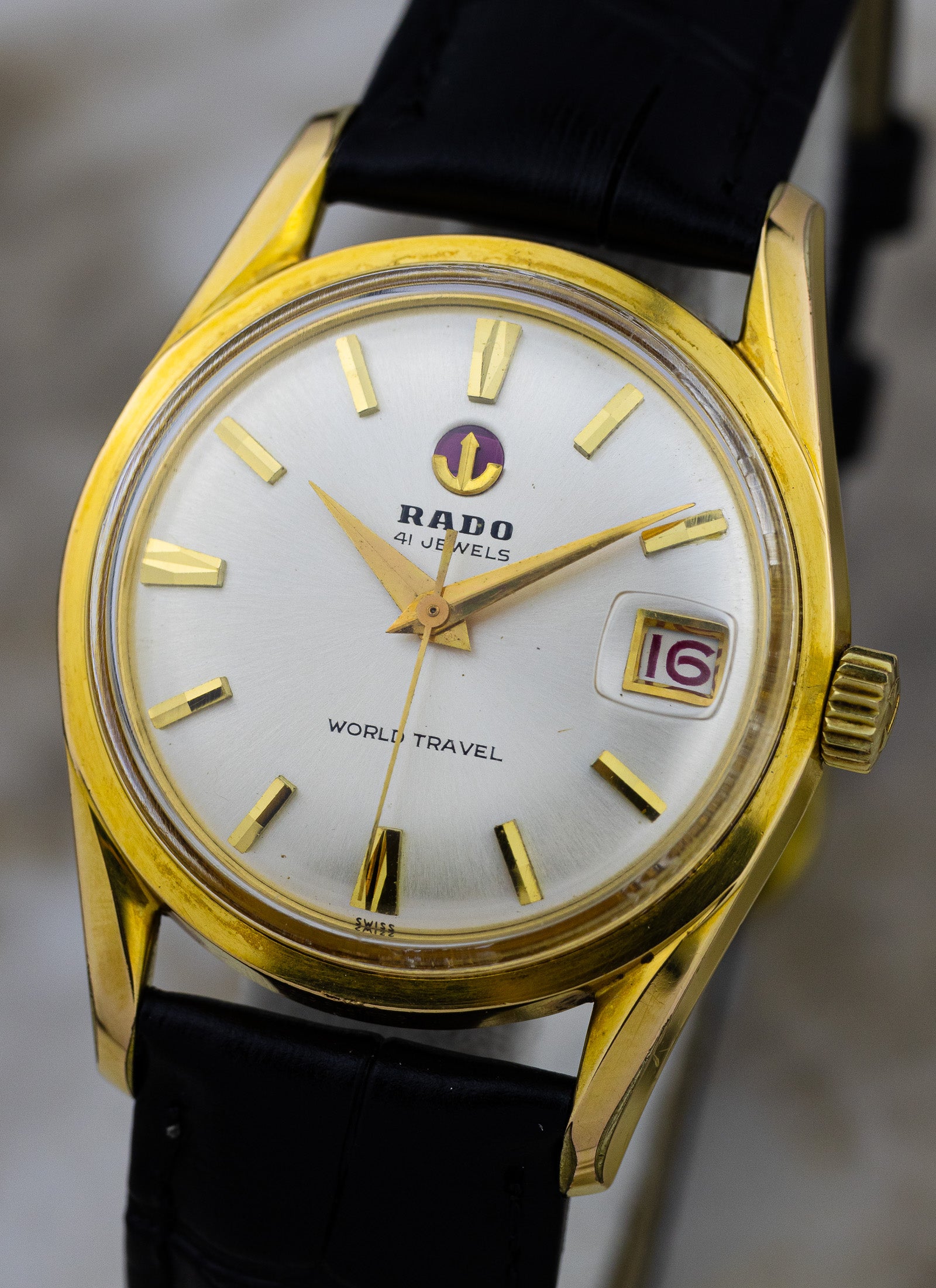 1960s Rado World Travel