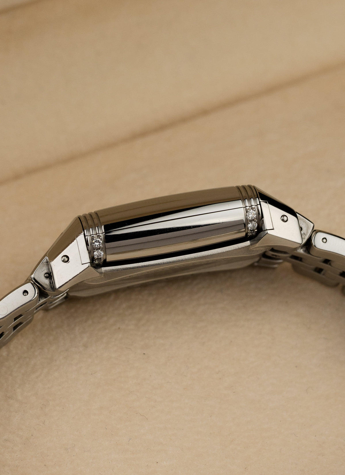 2004 Jaeger LeCoutre Reverso Gran Sport Diamond Bezel 296.8.74 Full Set