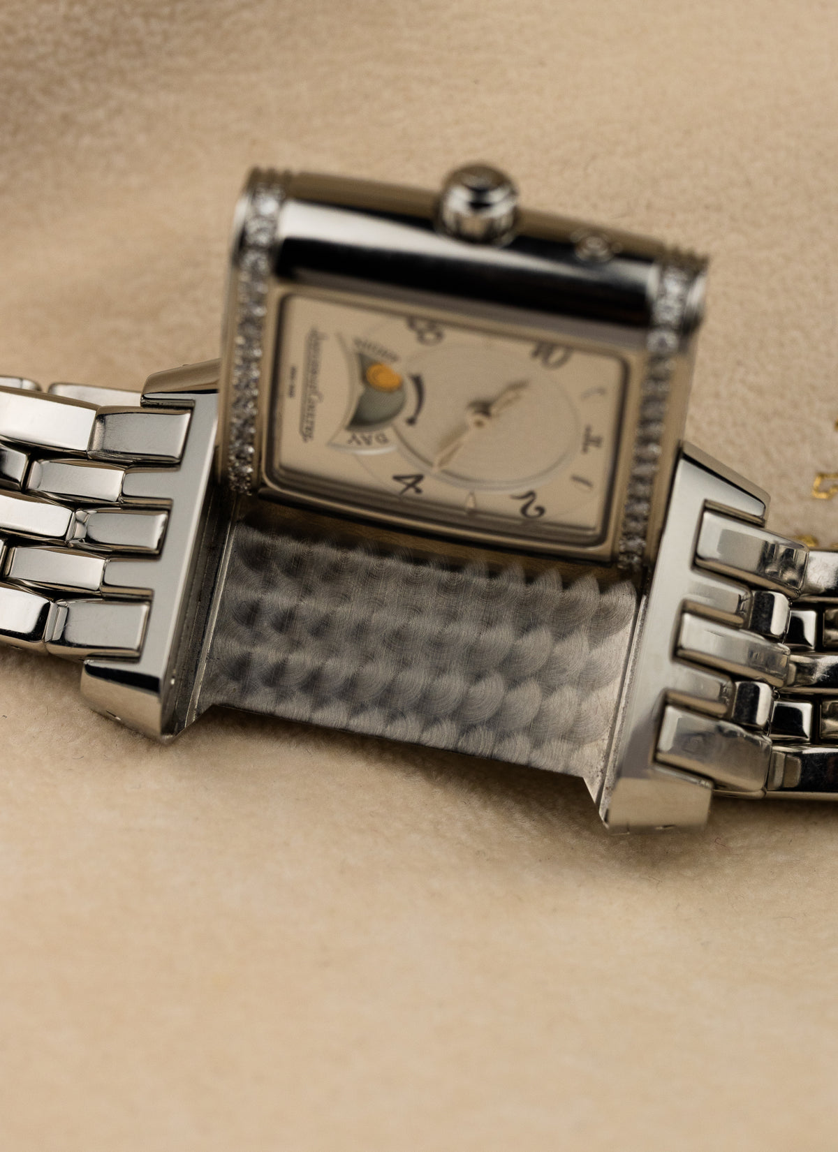2004 Jaeger LeCoutre Reverso Gran Sport Diamond Bezel 296.8.74 Full Set