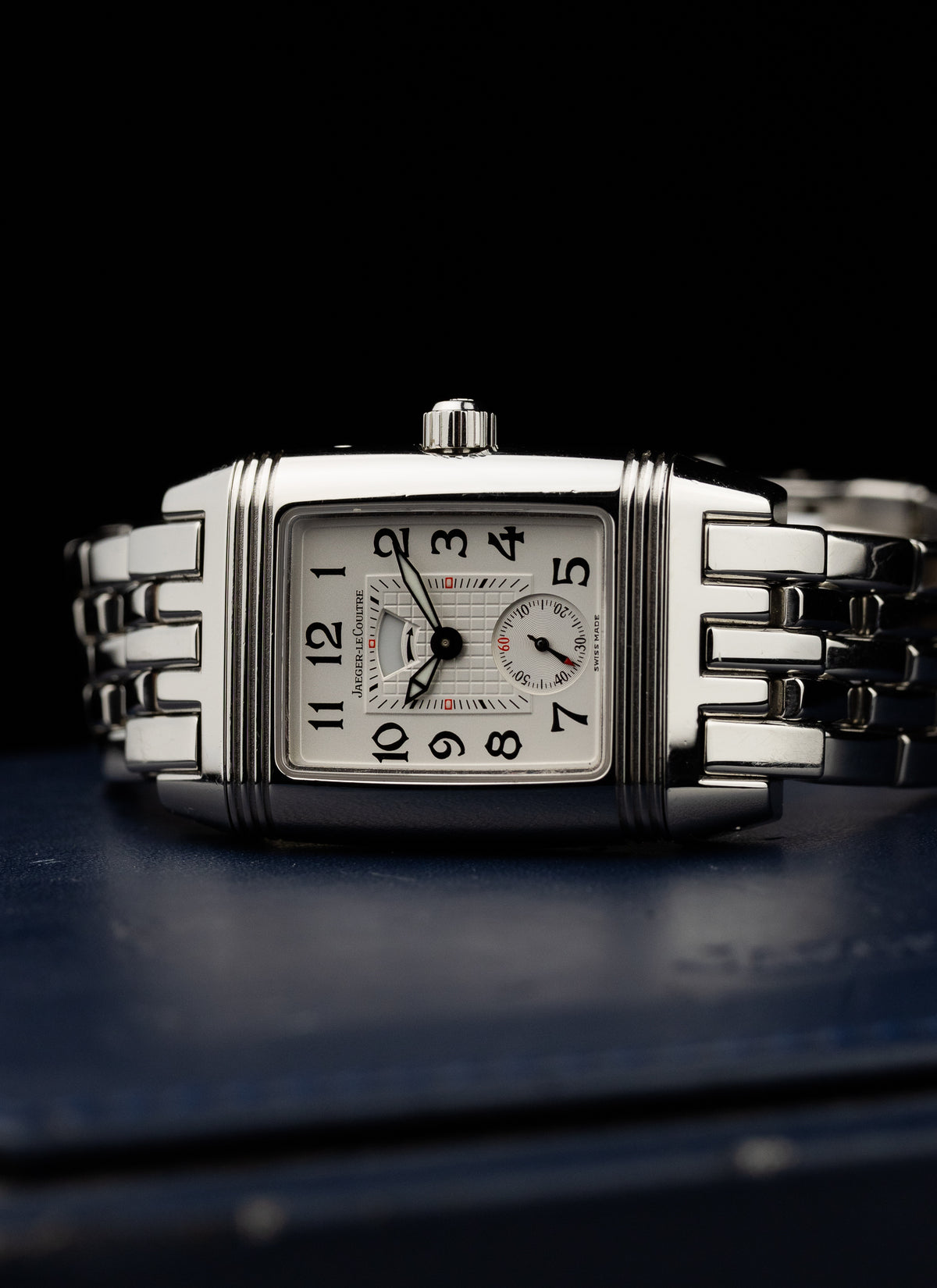 2004 Jaeger LeCoutre Reverso Gran Sport Diamond Bezel 296.8.74 Full Set