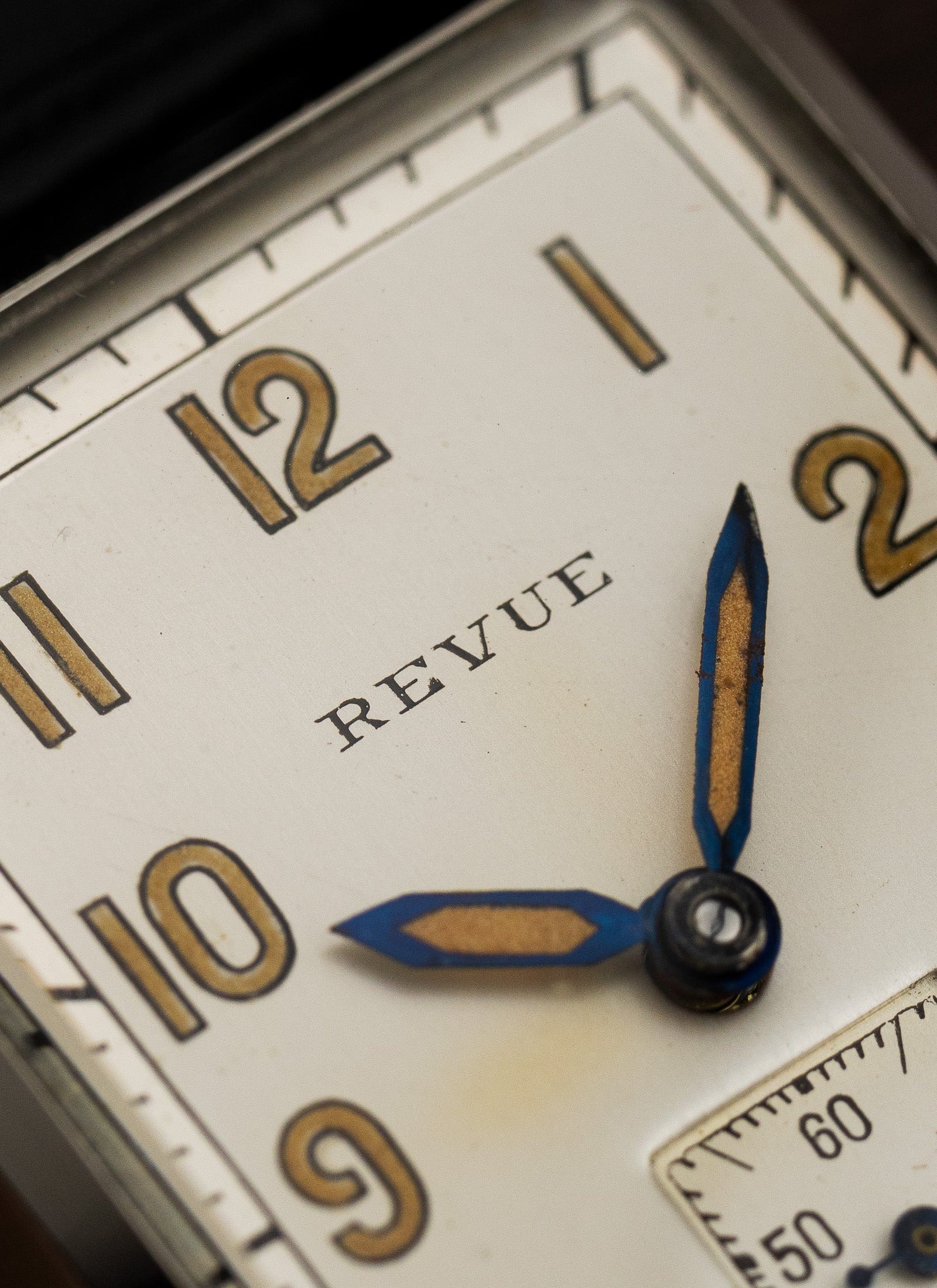 1940s Revue Rectangular Case NOS Serviced