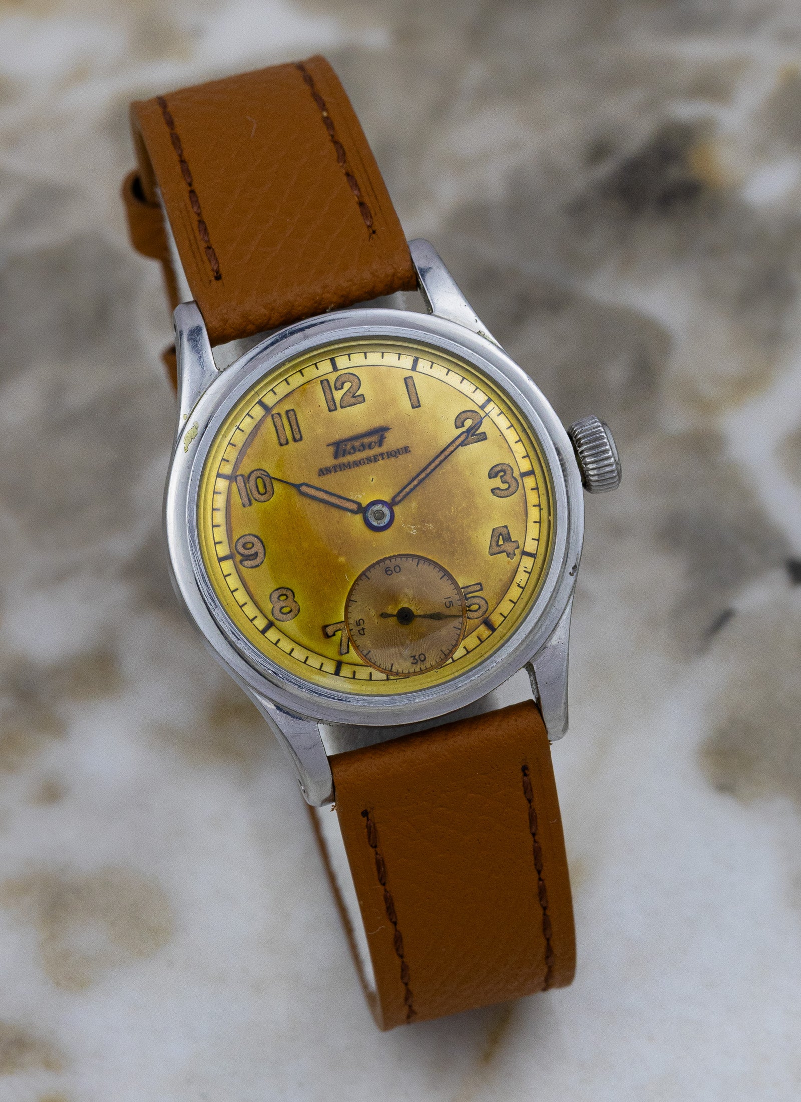 1940s Tissot Small Second Tropical Dial